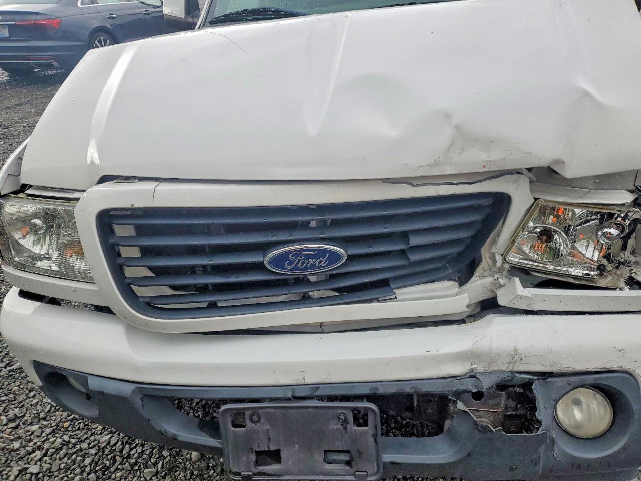 2008 Ford Ranger Super Cab White vin: 1FTYR44U28PA96567