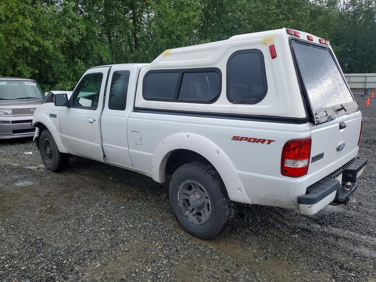 2008 Ford Ranger Super Cab White vin: 1FTYR44U28PA96567