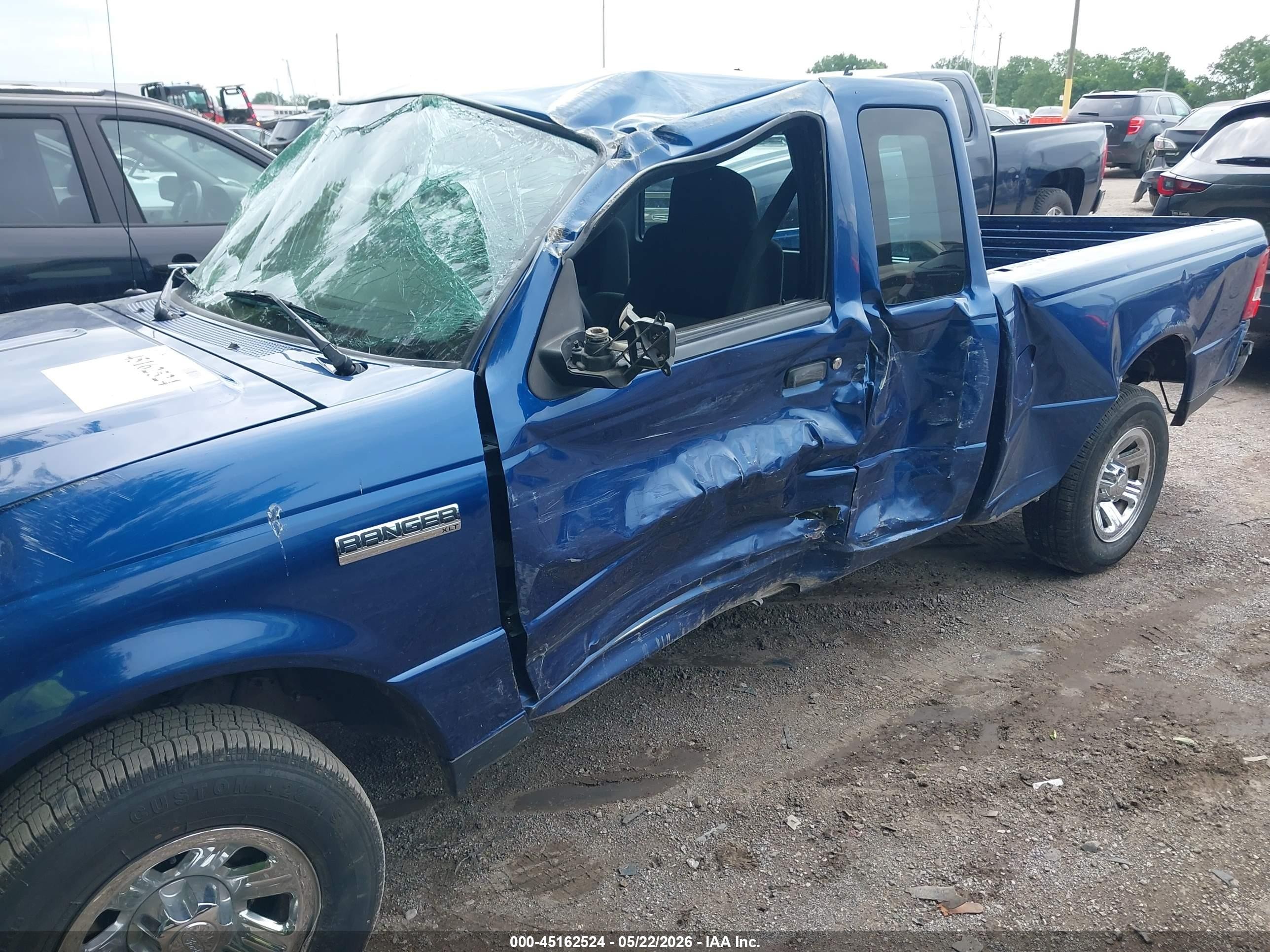 2008 Ford Ranger Sport/xlt Blue vin: 1FTYR44U28PA99484