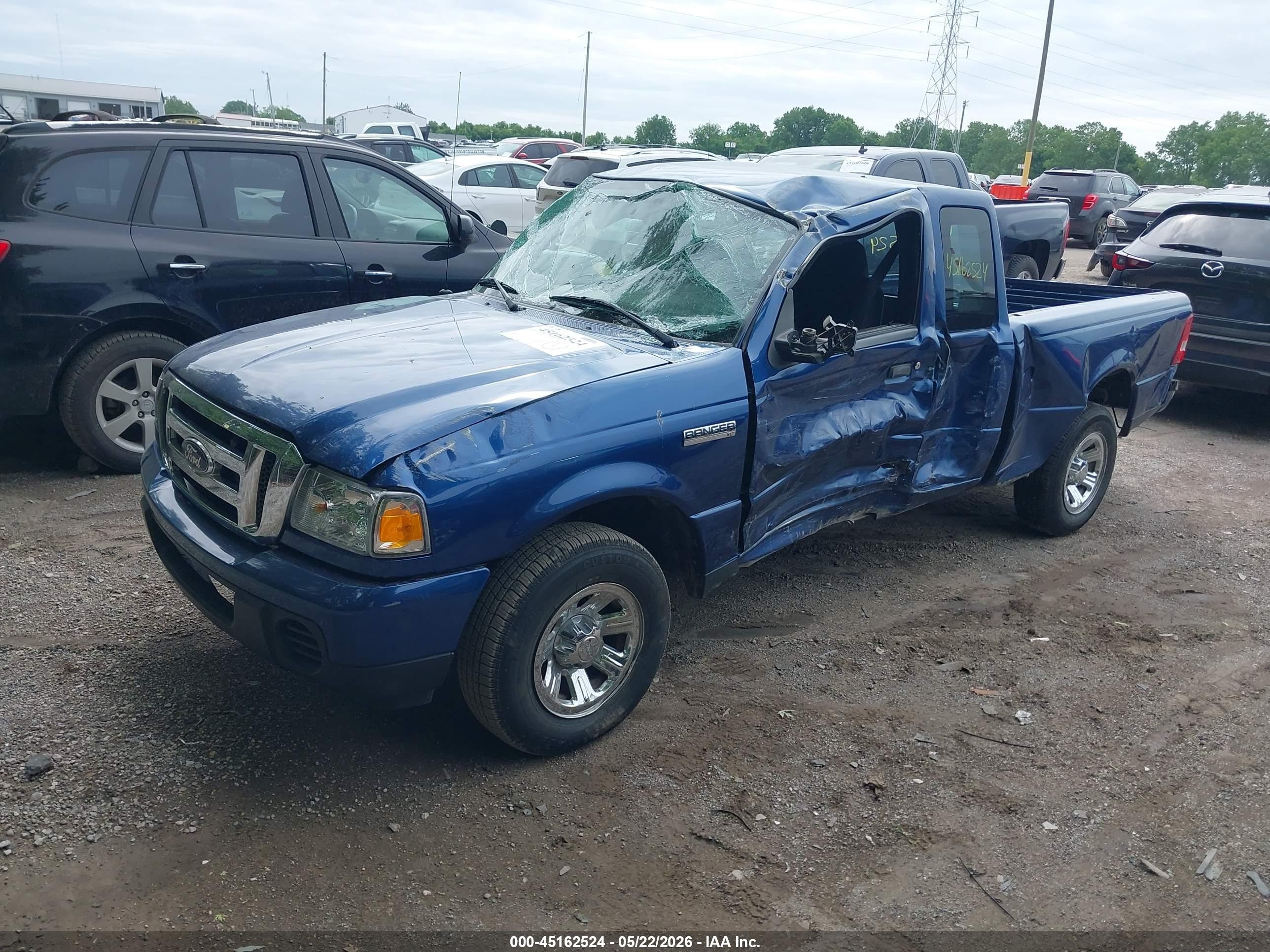 2008 Ford Ranger Sport/xlt Blue vin: 1FTYR44U28PA99484
