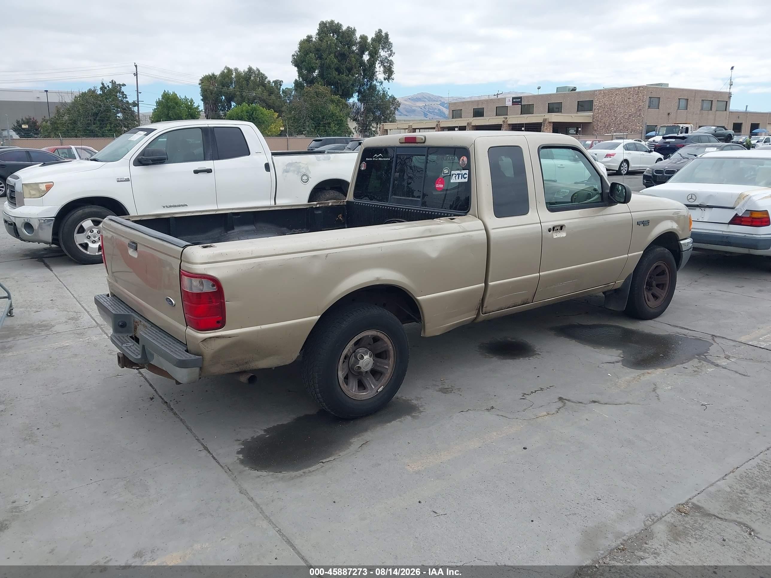 2002 Ford Ranger Edge/tremor/xlt Beige vin: 1FTYR44U32PA83334