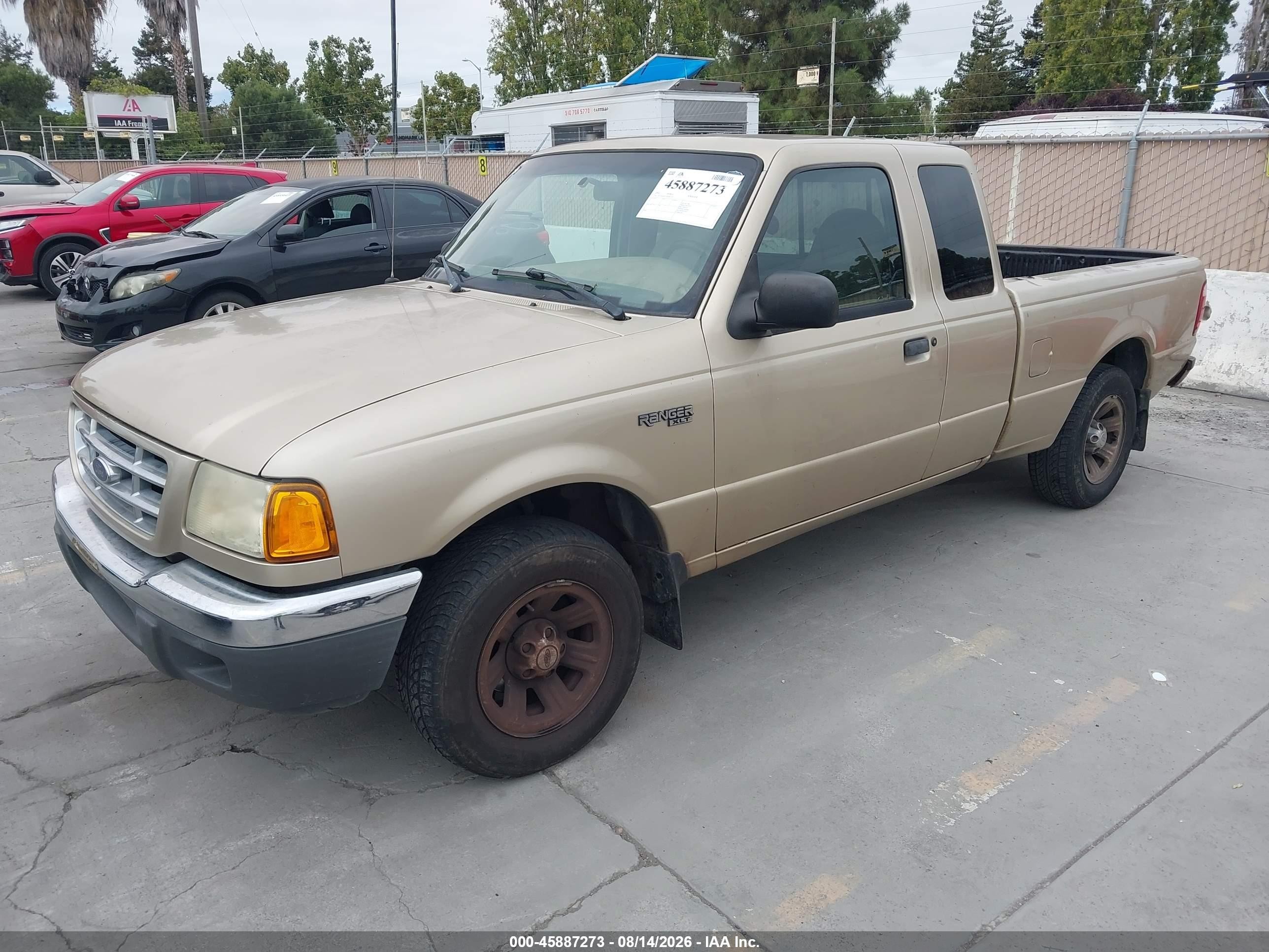 2002 Ford Ranger Edge/tremor/xlt Beige vin: 1FTYR44U32PA83334