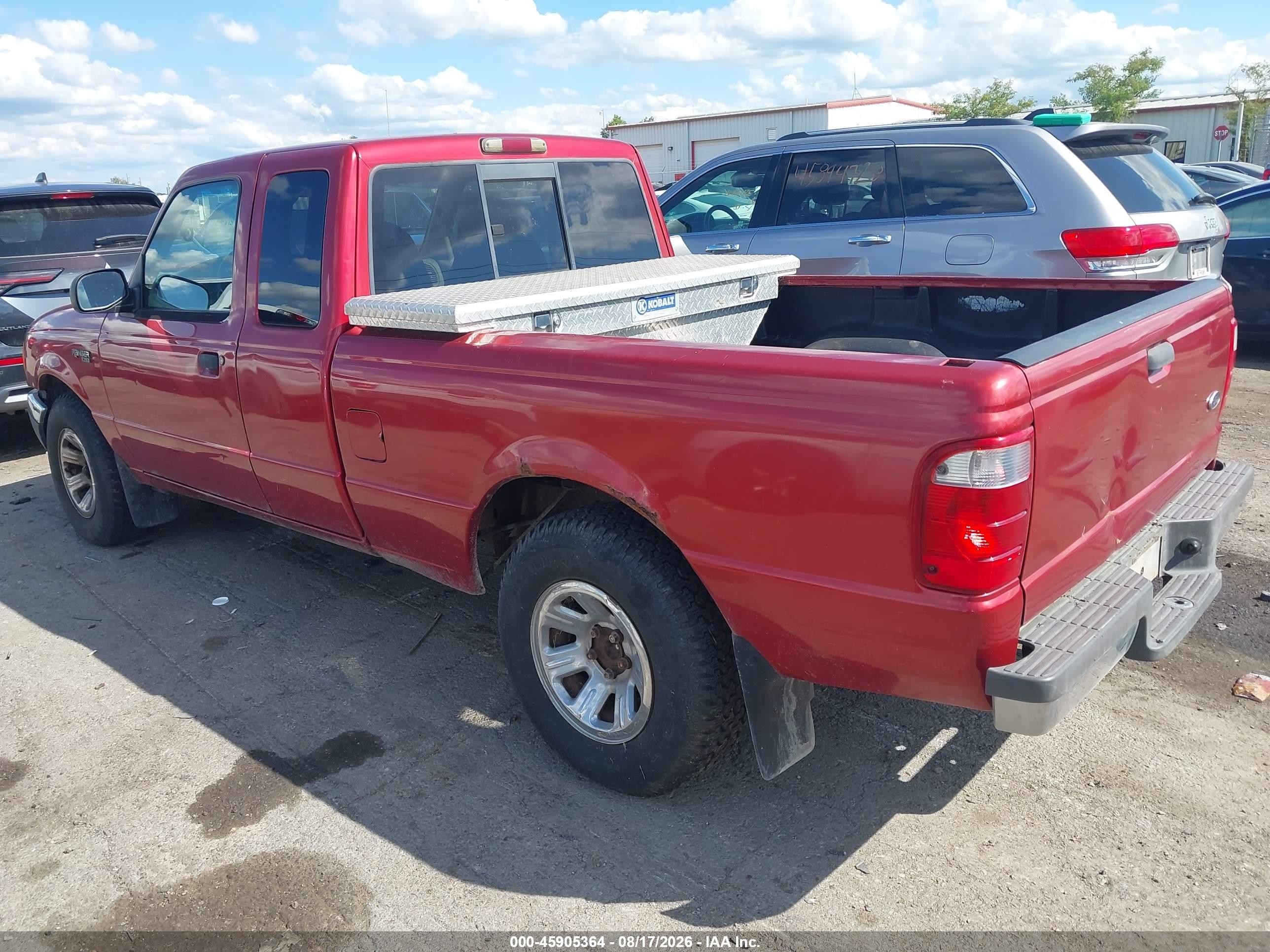2002 Ford Ranger Edge/tremor/xlt Бордовый vin: 1FTYR44U32TA30902
