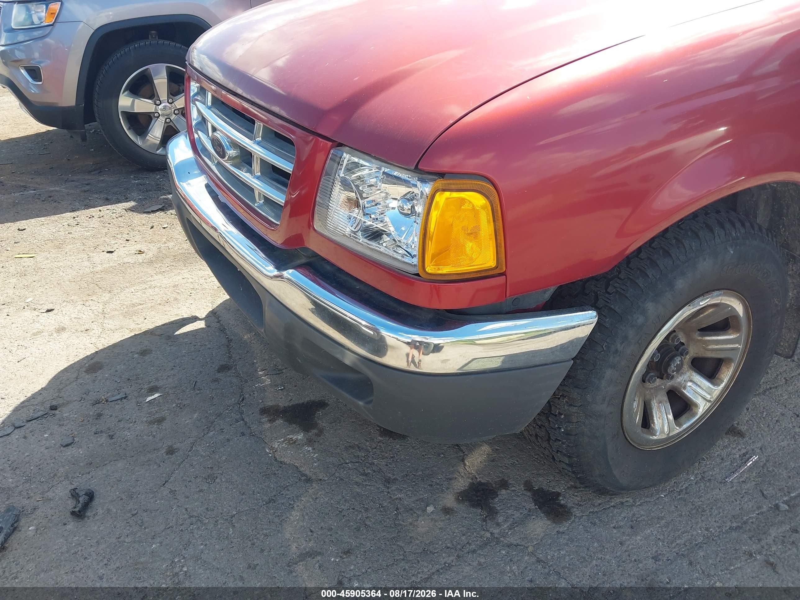2002 Ford Ranger Edge/tremor/xlt Бордовый vin: 1FTYR44U32TA30902