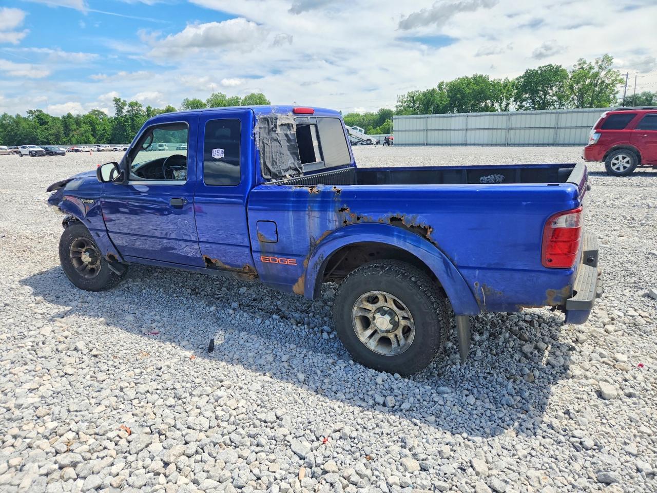 2003 Ford Ranger Super Cab Blue vin: 1FTYR44U33PB53514