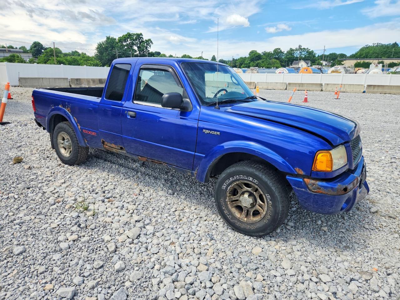 2003 Ford Ranger Super Cab Blue vin: 1FTYR44U33PB53514