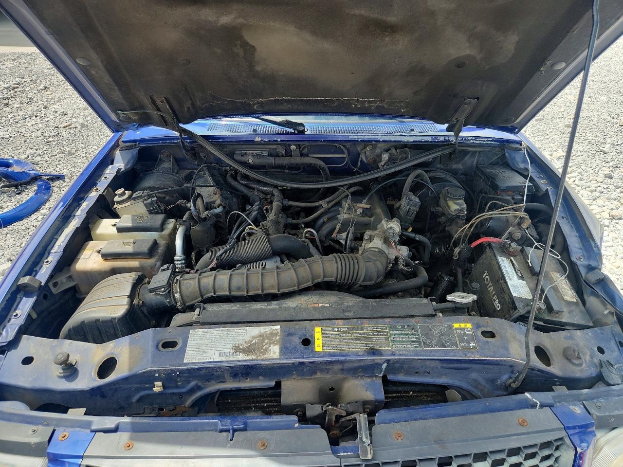 2003 Ford Ranger Super Cab Blue vin: 1FTYR44U33PB53514