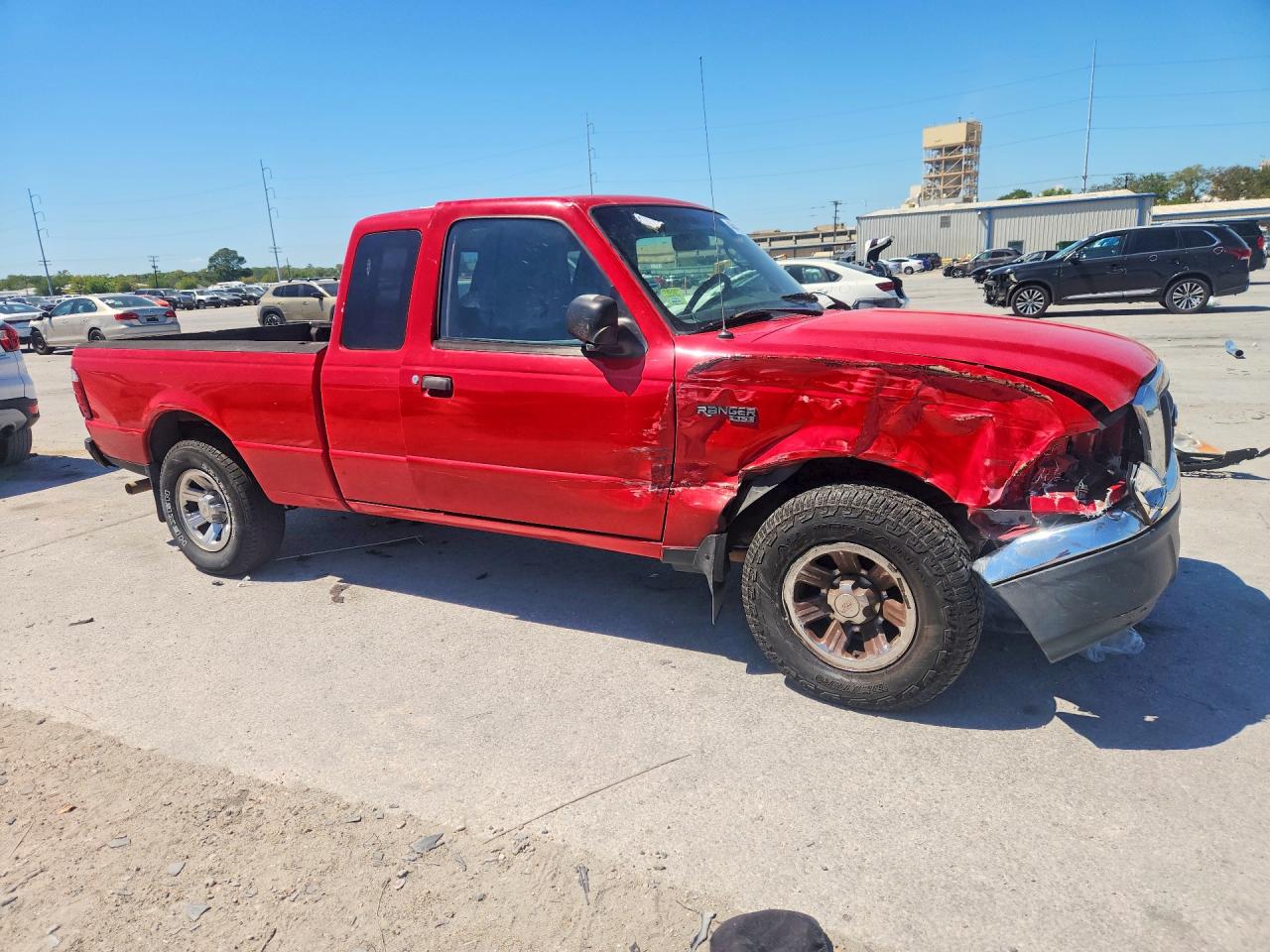 2004 Ford Ranger Super Cab Red vin: 1FTYR44U34PA05395
