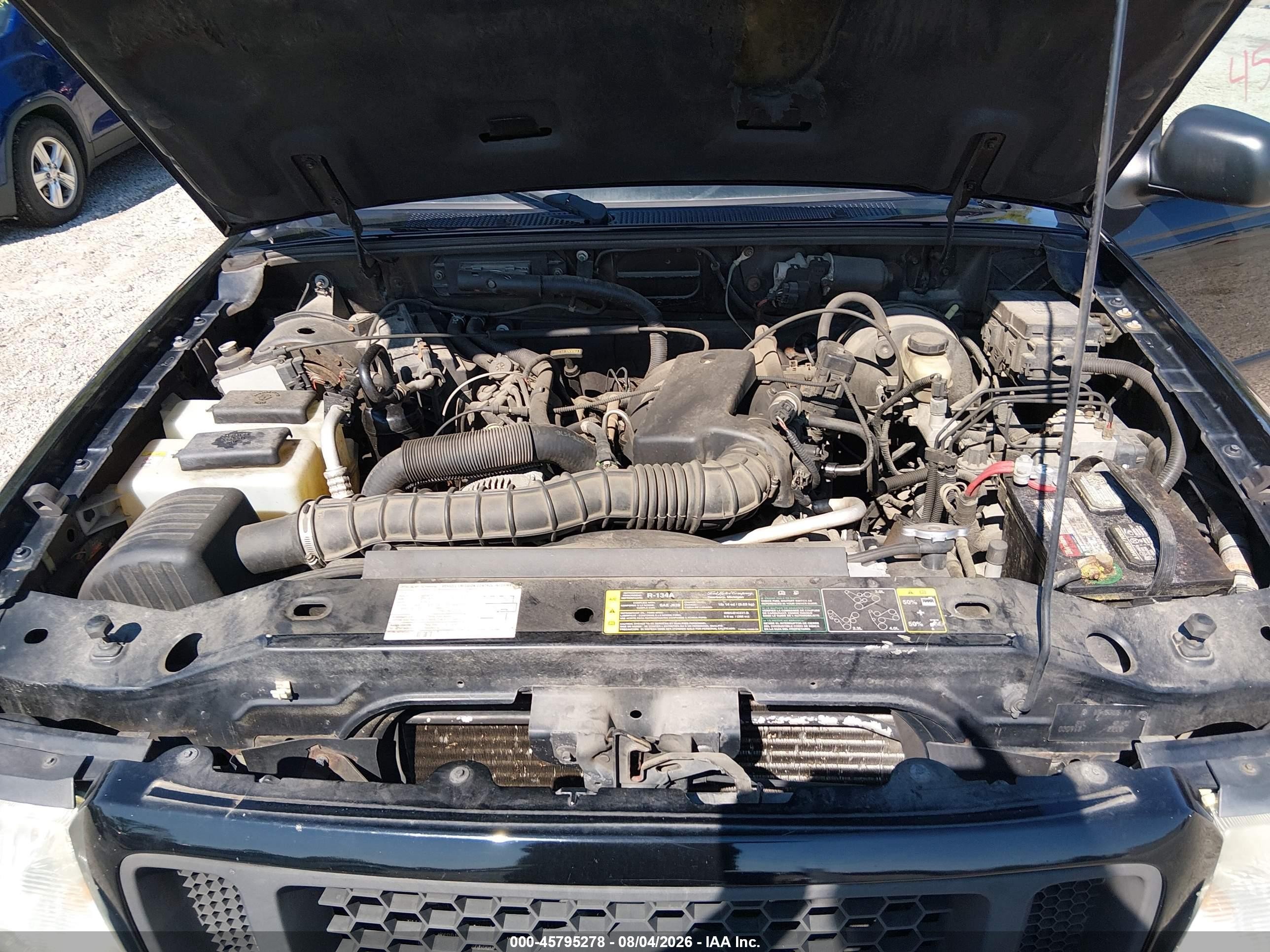 2004 Ford Ranger Edge/tremor/xlt Black vin: 1FTYR44U34PA19300