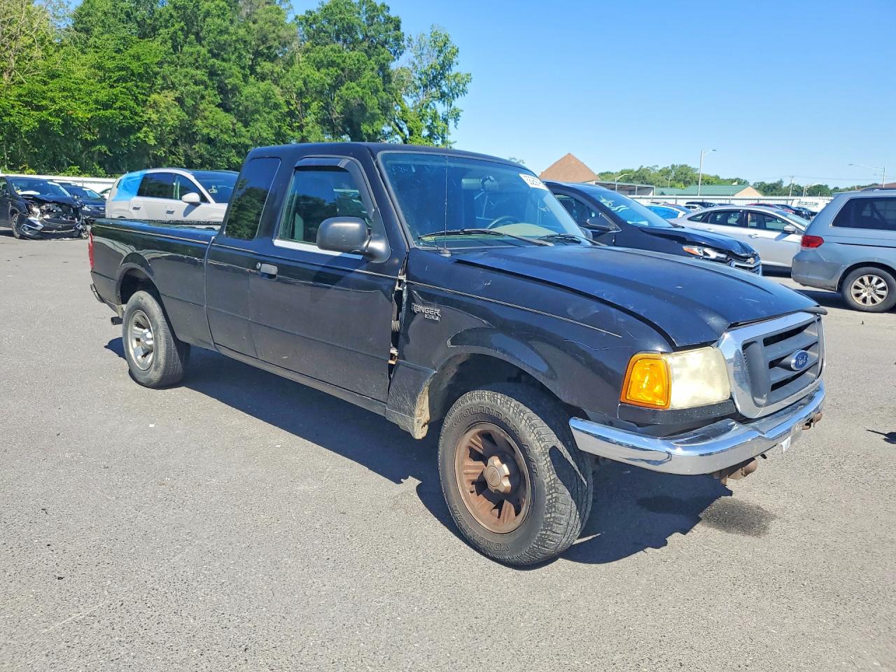 2005 Ford Ranger Super Cab Черный vin: 1FTYR44U35PA57627
