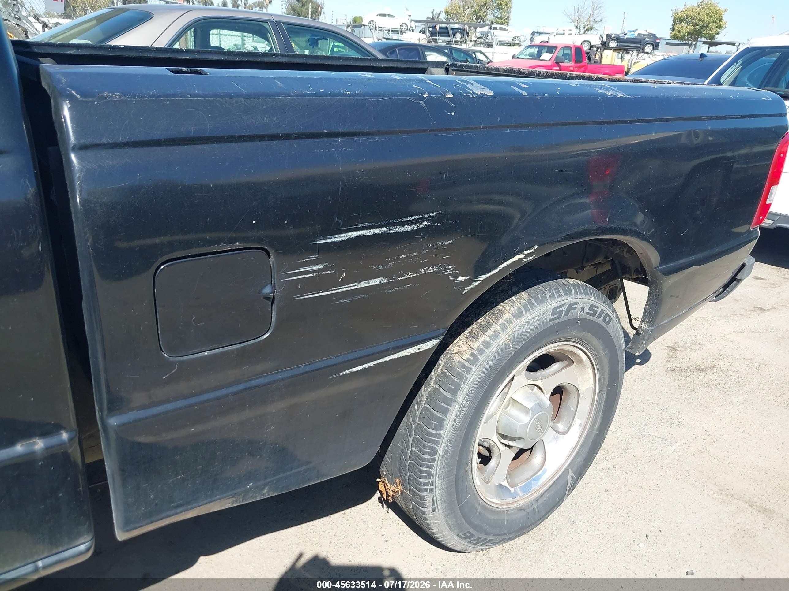 2006 Ford Ranger Super Cab Black vin: 1FTYR44U36PA37847