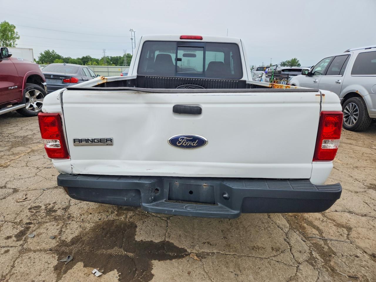 2006 Ford Ranger Super Cab White vin: 1FTYR44U36PA75837