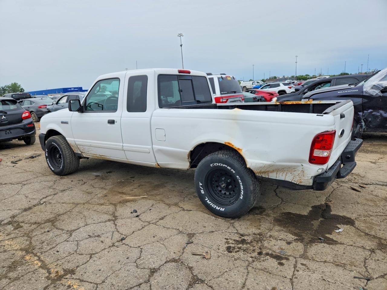 2006 Ford Ranger Super Cab White vin: 1FTYR44U36PA75837
