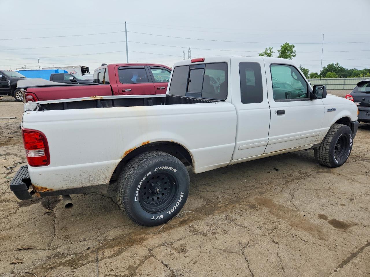2006 Ford Ranger Super Cab White vin: 1FTYR44U36PA75837