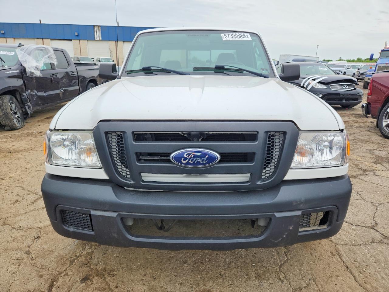 2006 Ford Ranger Super Cab White vin: 1FTYR44U36PA75837