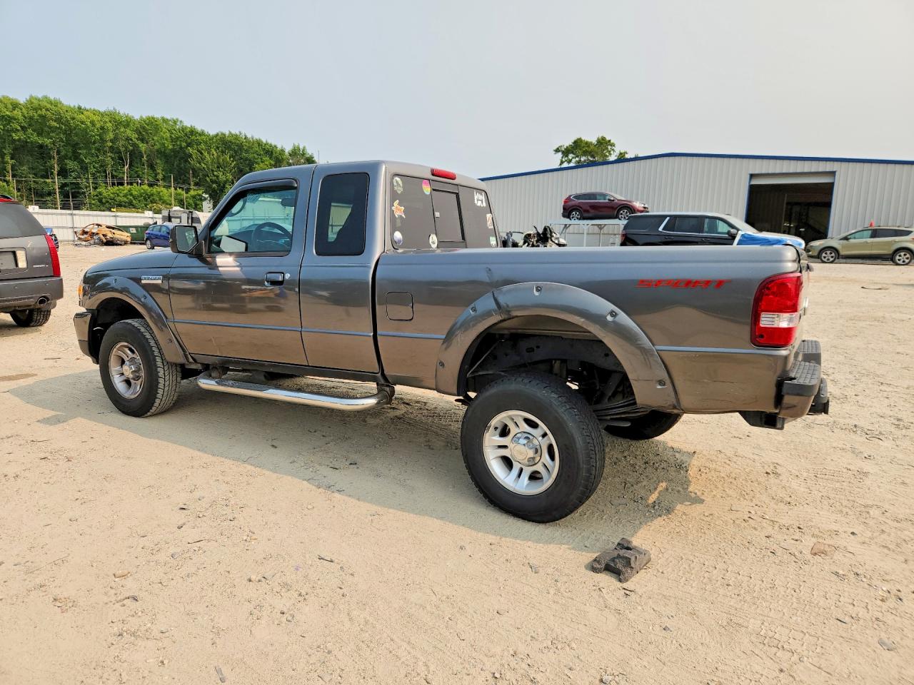 2008 Ford Ranger Super Cab Gray vin: 1FTYR44U38PA17133