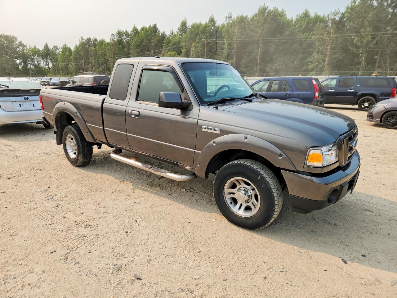2008 Ford Ranger Super Cab Gray vin: 1FTYR44U38PA17133