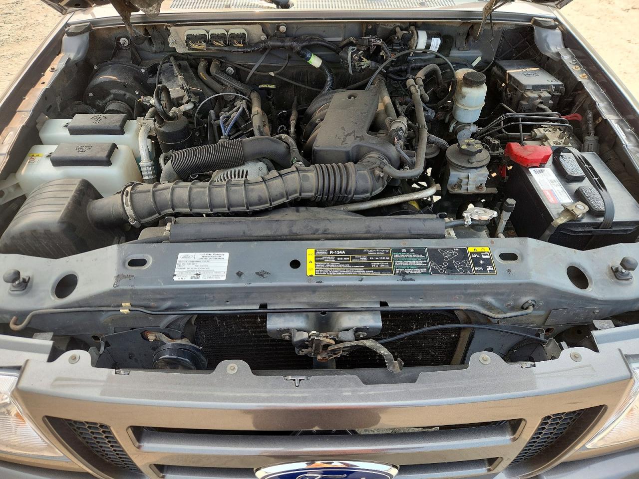 2008 Ford Ranger Super Cab Gray vin: 1FTYR44U38PA17133