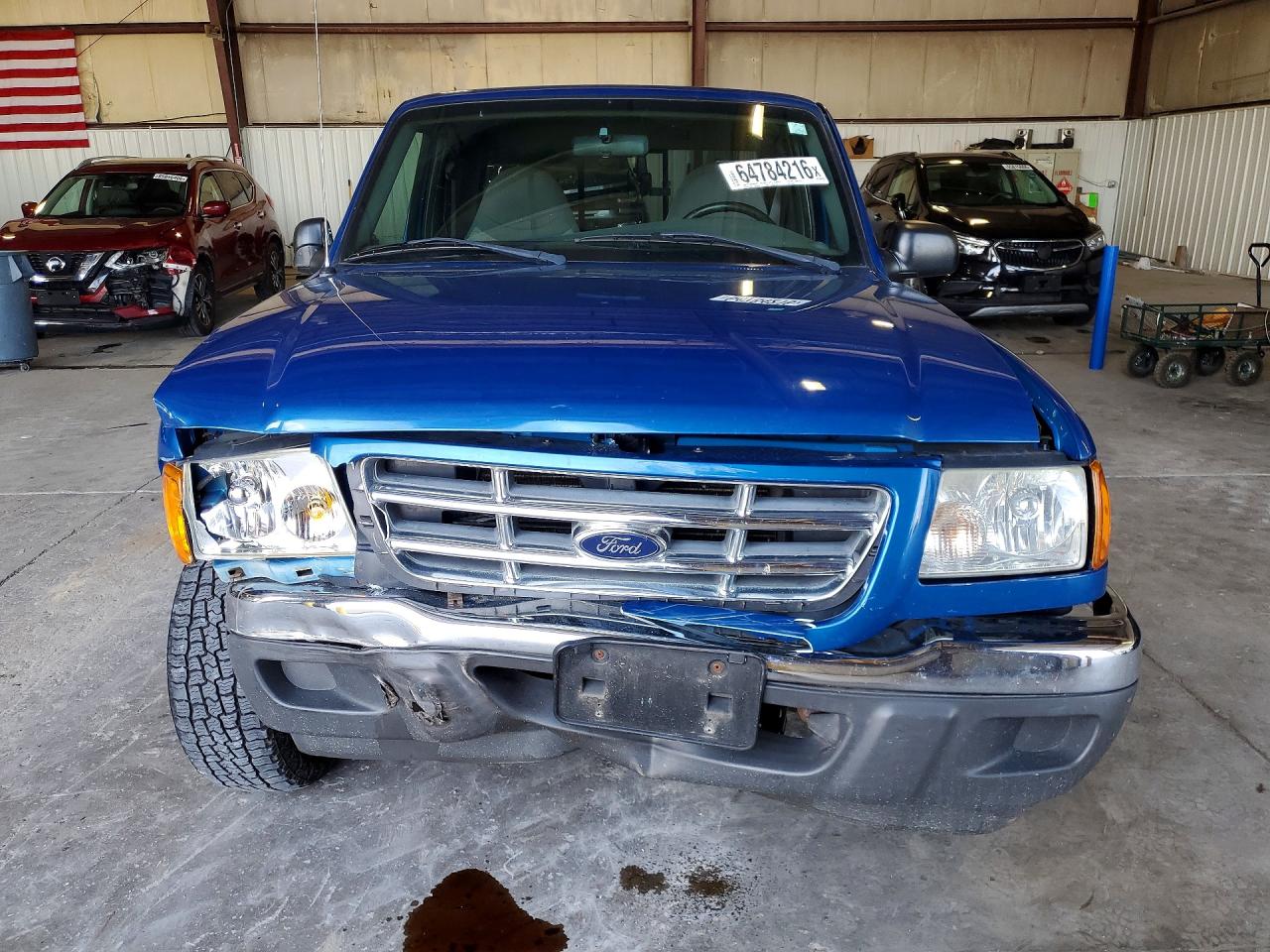 2002 Ford Ranger Super Cab Синий vin: 1FTYR44U42PA34451