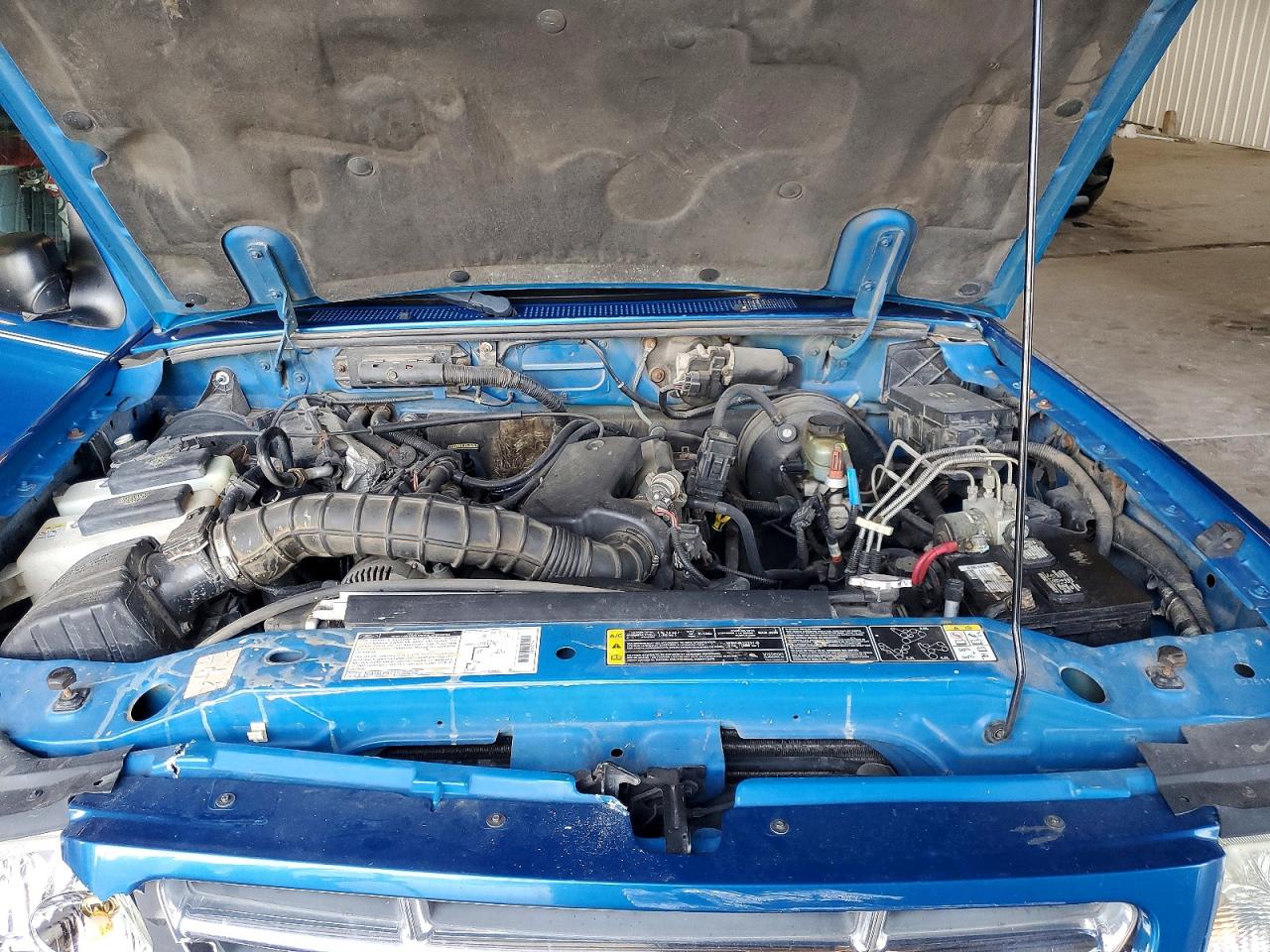 2002 Ford Ranger Super Cab Синий vin: 1FTYR44U42PA34451