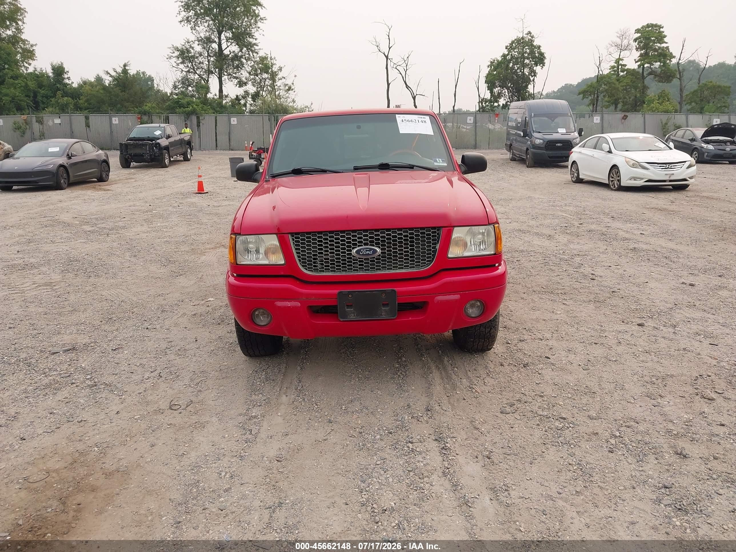 2003 Ford Ranger Edge/tremor/xlt Red vin: 1FTYR44U43PB76364