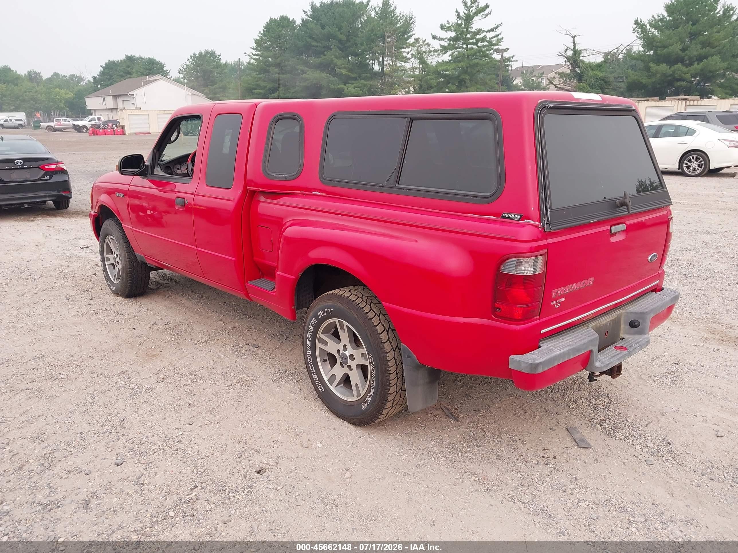 2003 Ford Ranger Edge/tremor/xlt Red vin: 1FTYR44U43PB76364