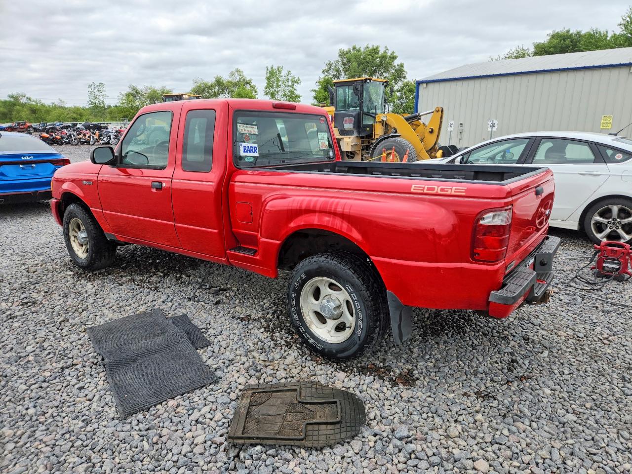 2004 Ford Ranger Super Cab Red vin: 1FTYR44U44PA98928