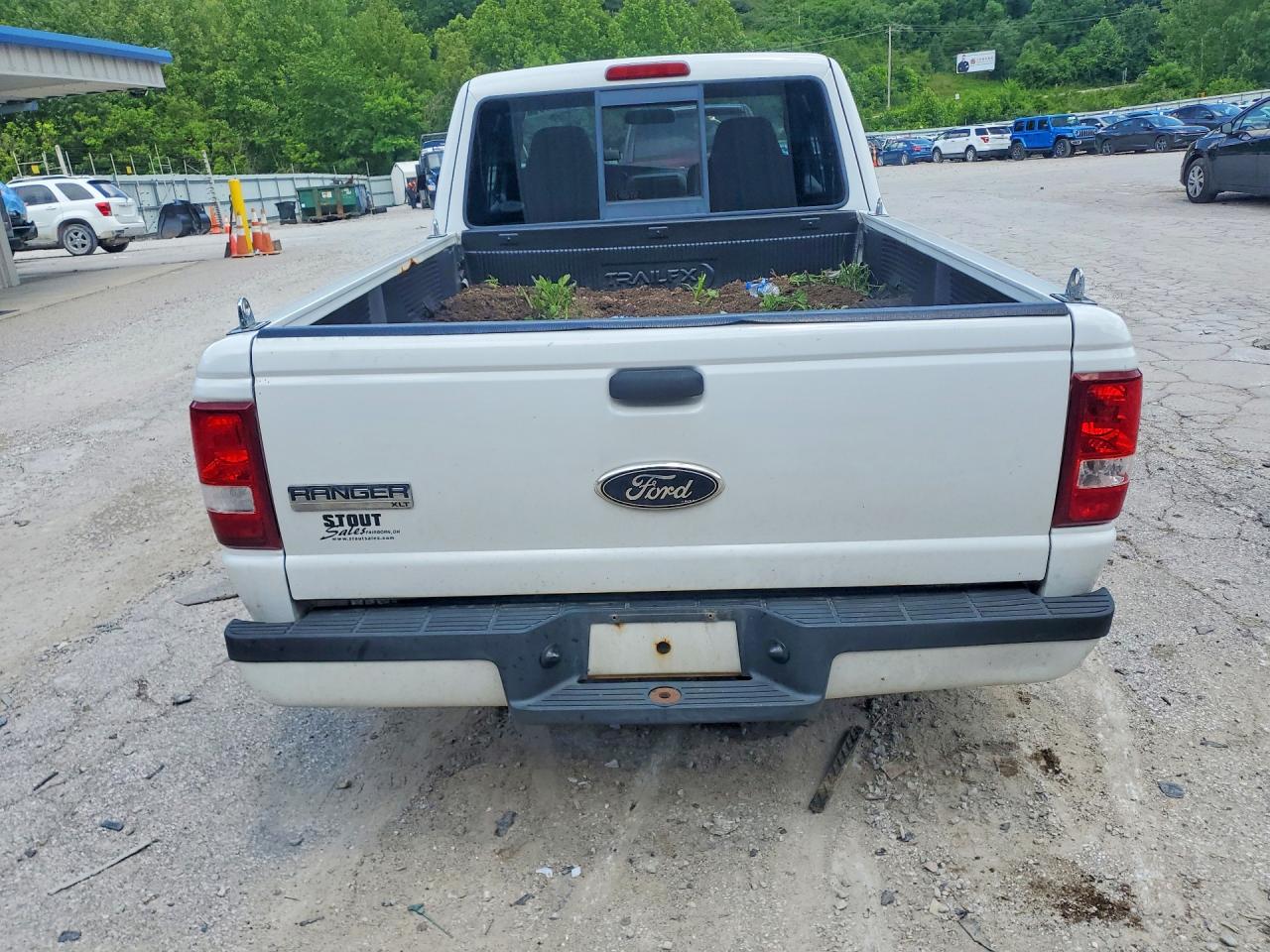 2007 Ford Ranger Super Cab Белый vin: 1FTYR44U47PA26325