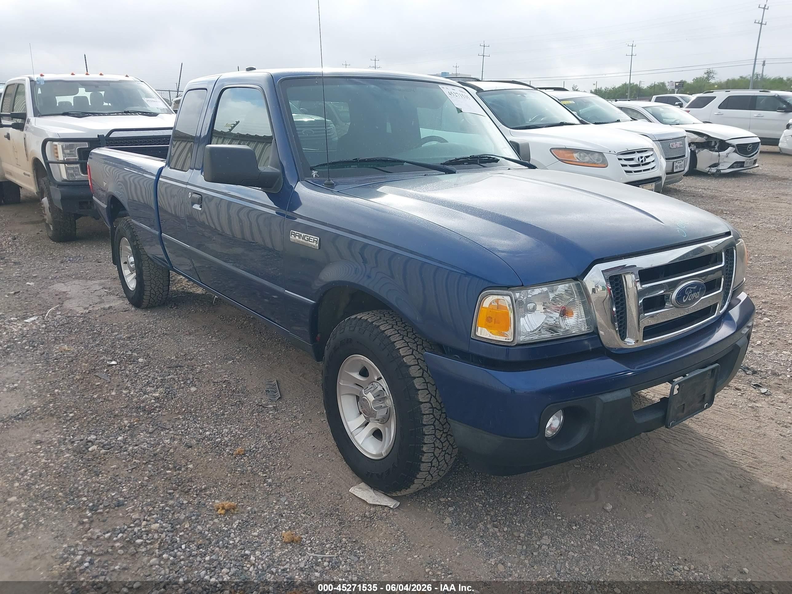 2007 Ford Ranger Sport/stx/xlt Blue vin: 1FTYR44U47PA32772