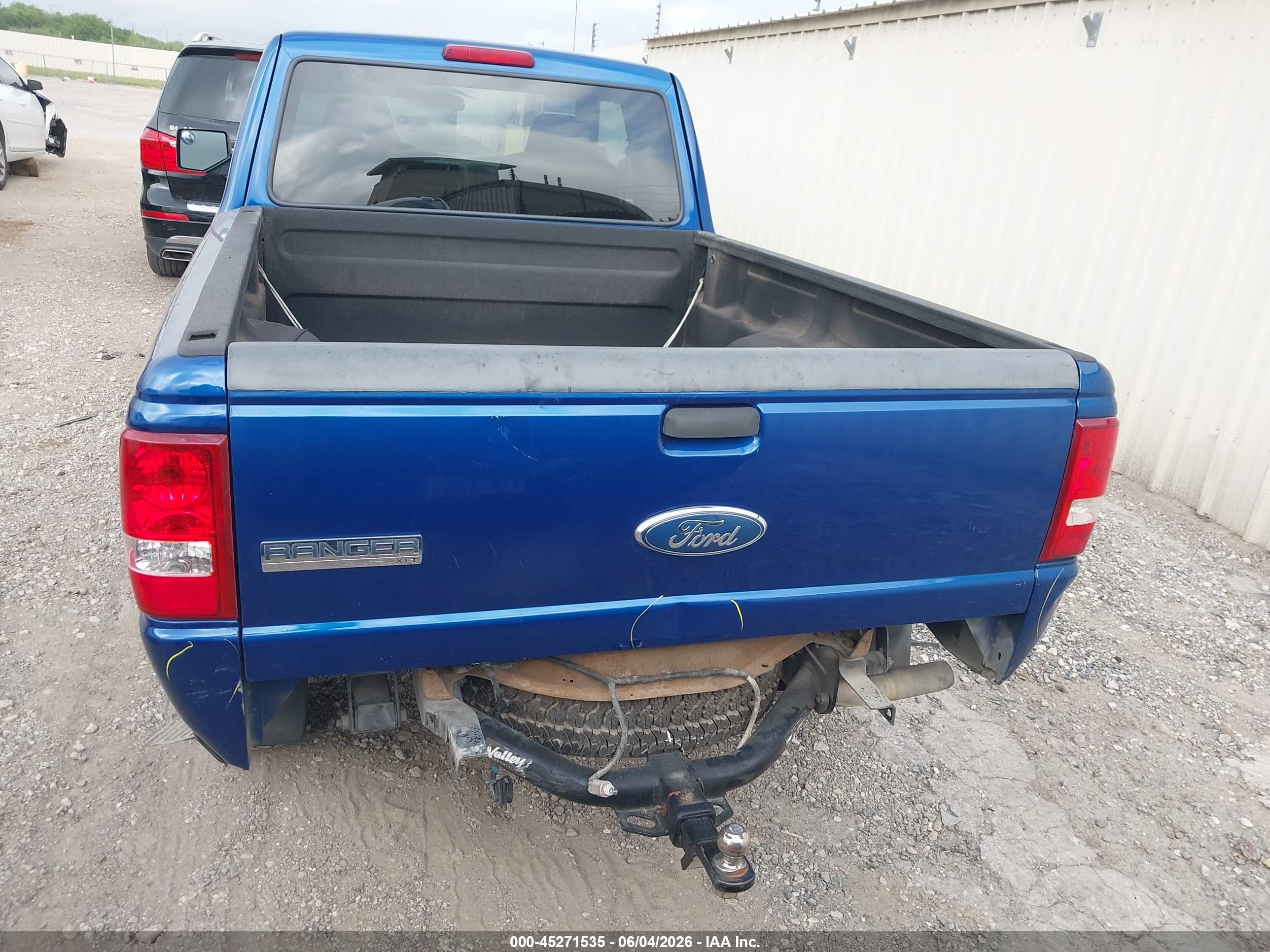 2007 Ford Ranger Sport/stx/xlt Blue vin: 1FTYR44U47PA32772