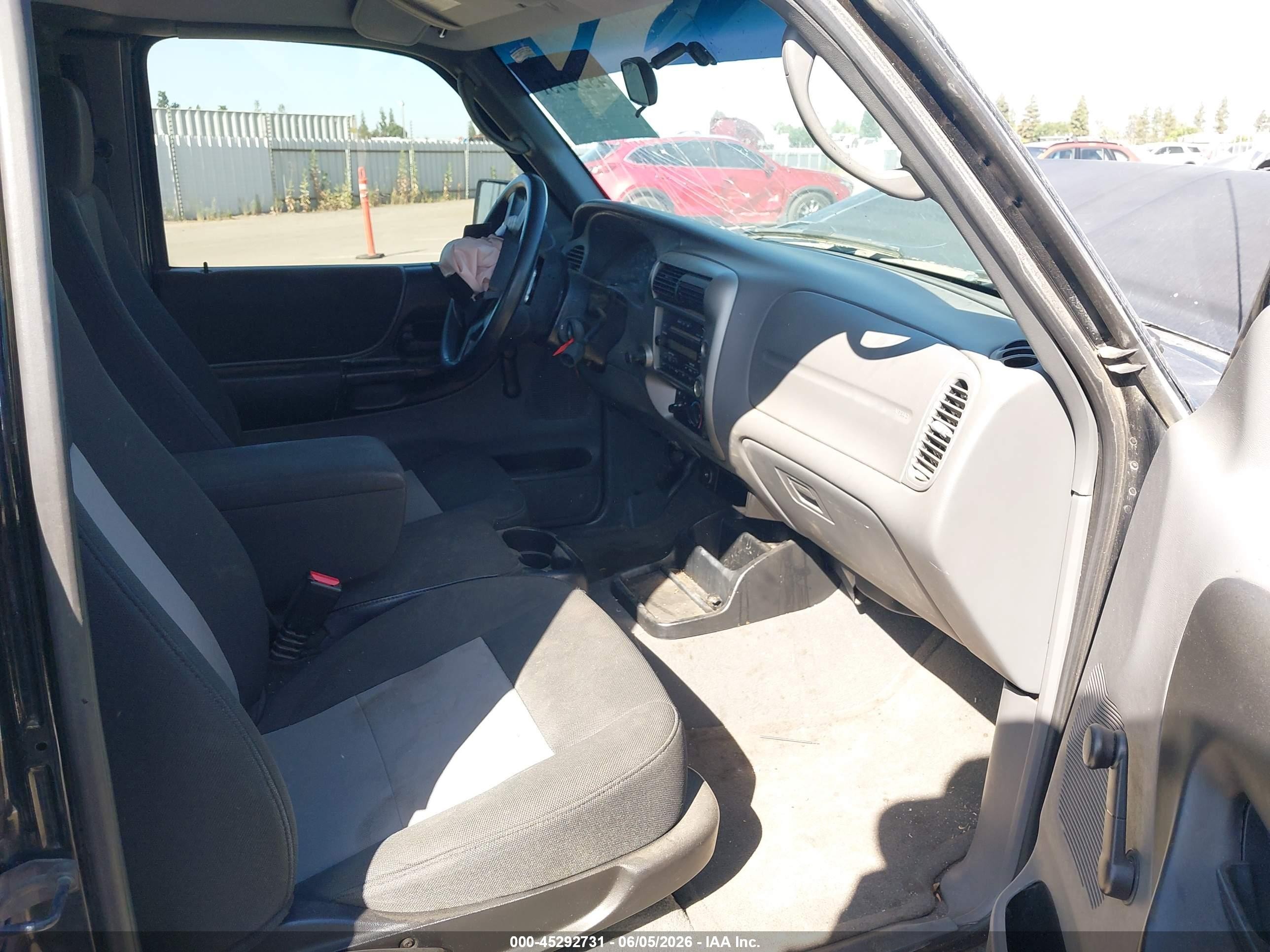 2007 Ford Ranger Sport/stx/xlt Black vin: 1FTYR44U47PA93524