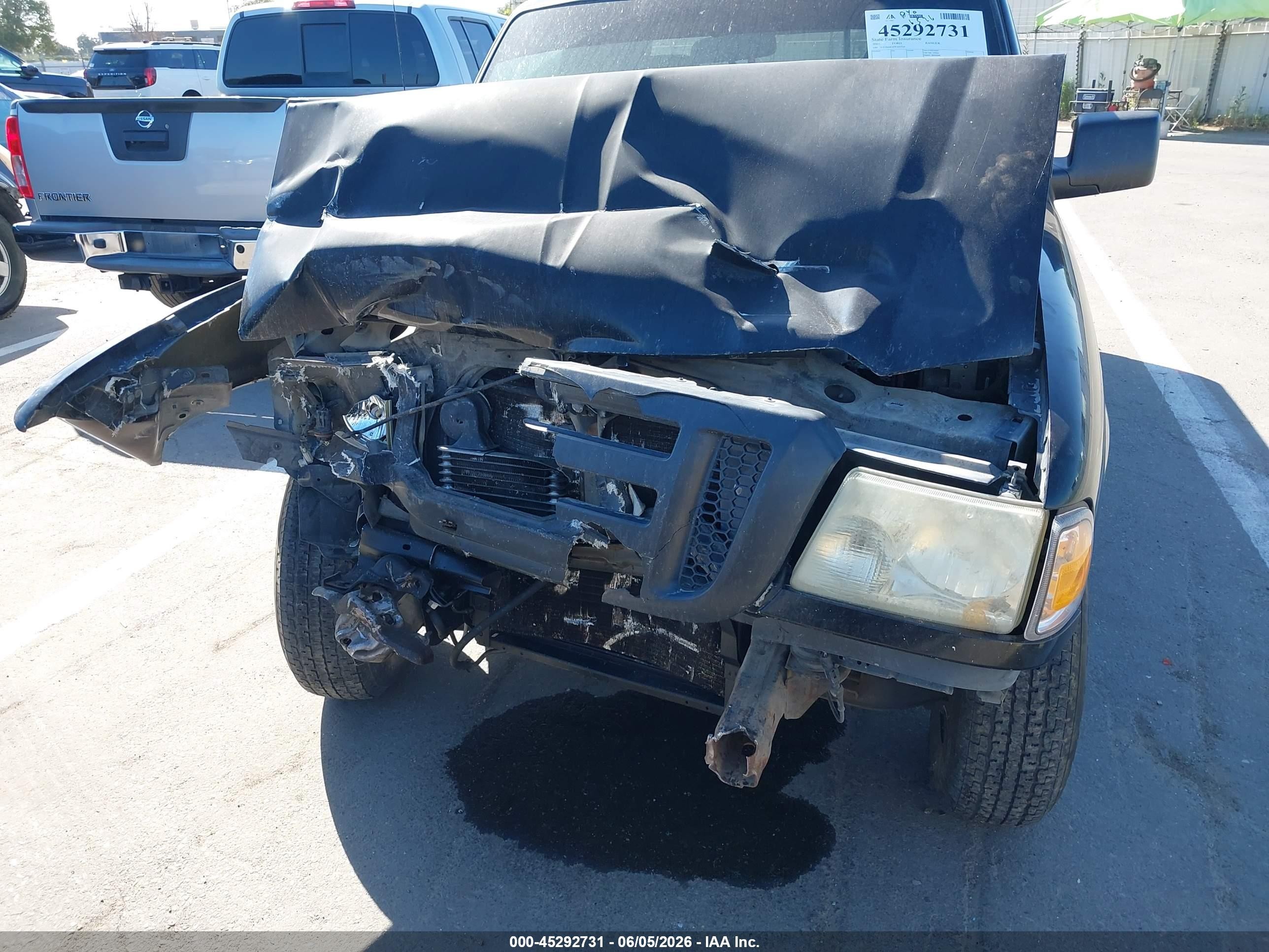 2007 Ford Ranger Sport/stx/xlt Black vin: 1FTYR44U47PA93524