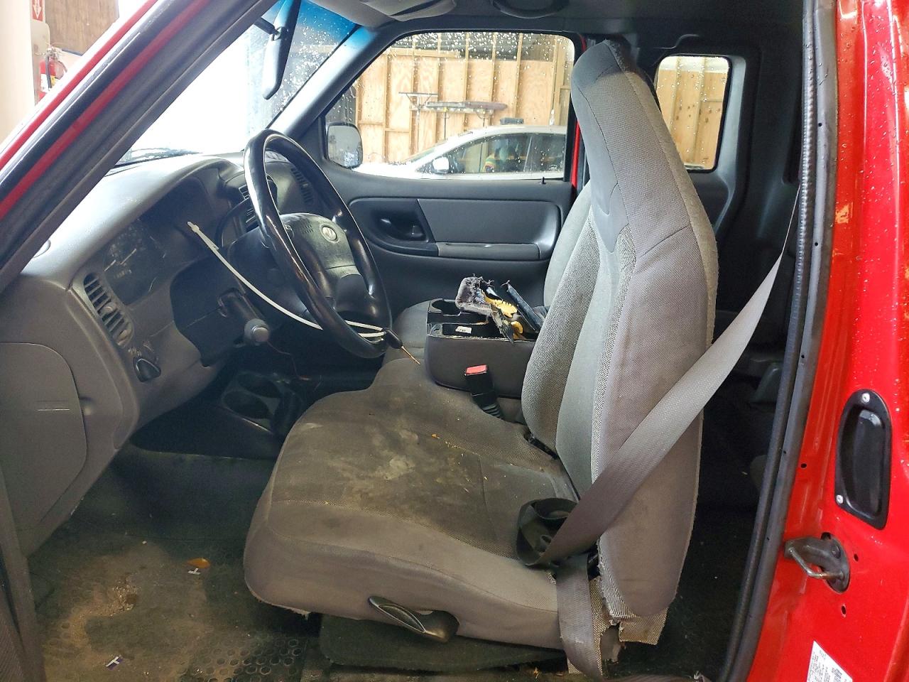 2002 Ford Ranger Super Cab Red vin: 1FTYR44U52PB07603