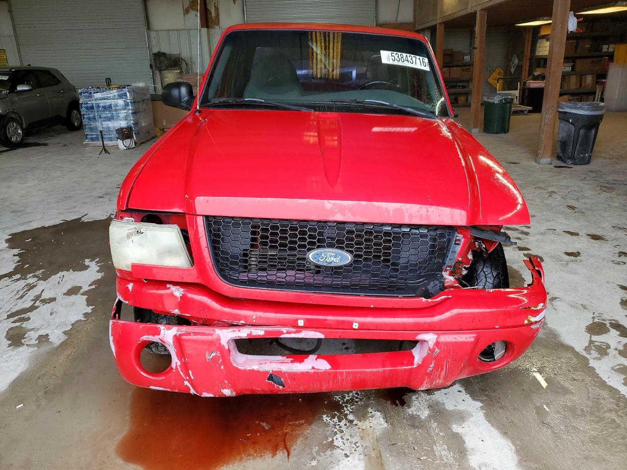 2002 Ford Ranger Super Cab Red vin: 1FTYR44U52PB07603