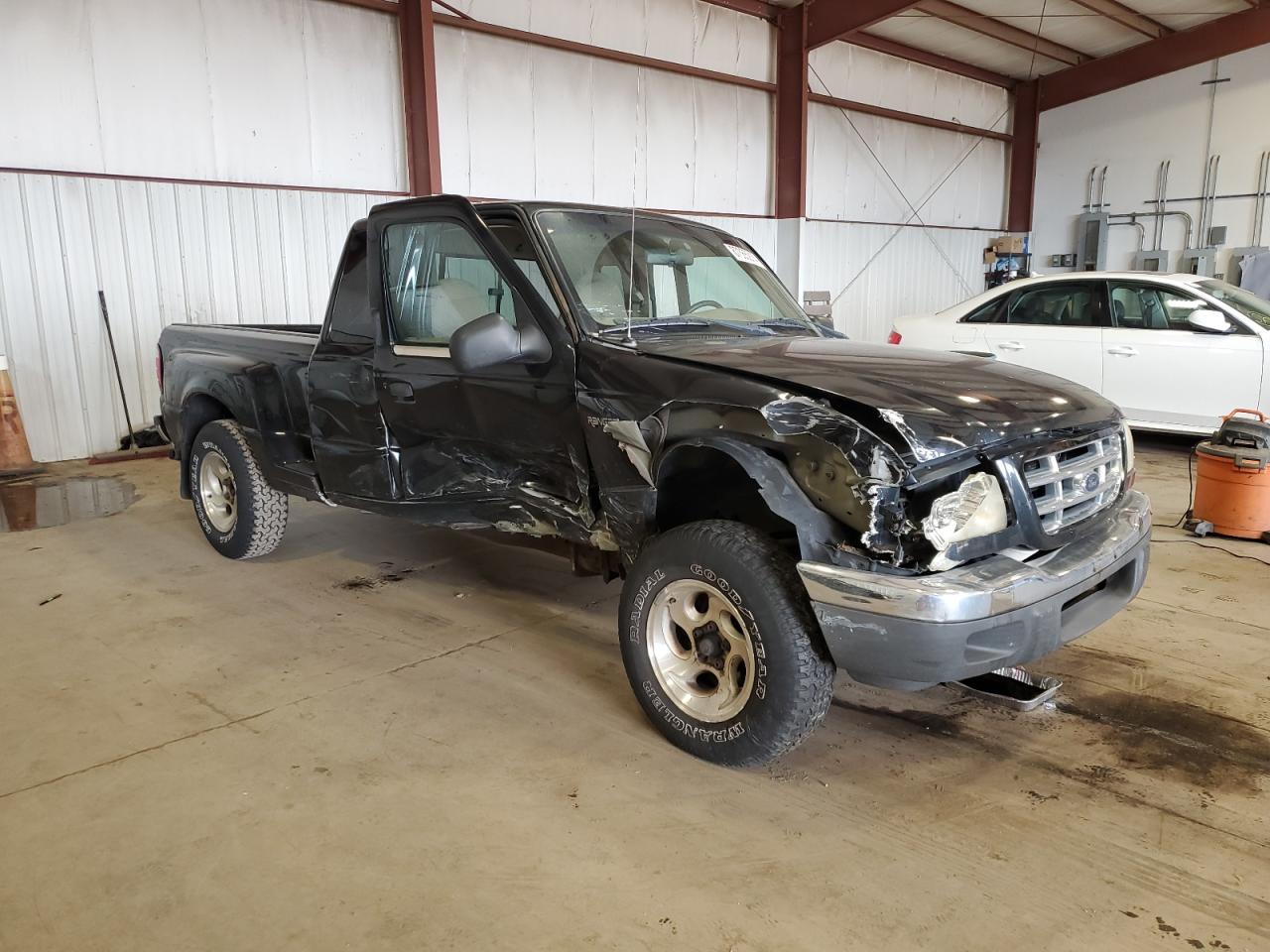 2002 Ford Ranger Super Cab Black vin: 1FTYR44U52TA05385