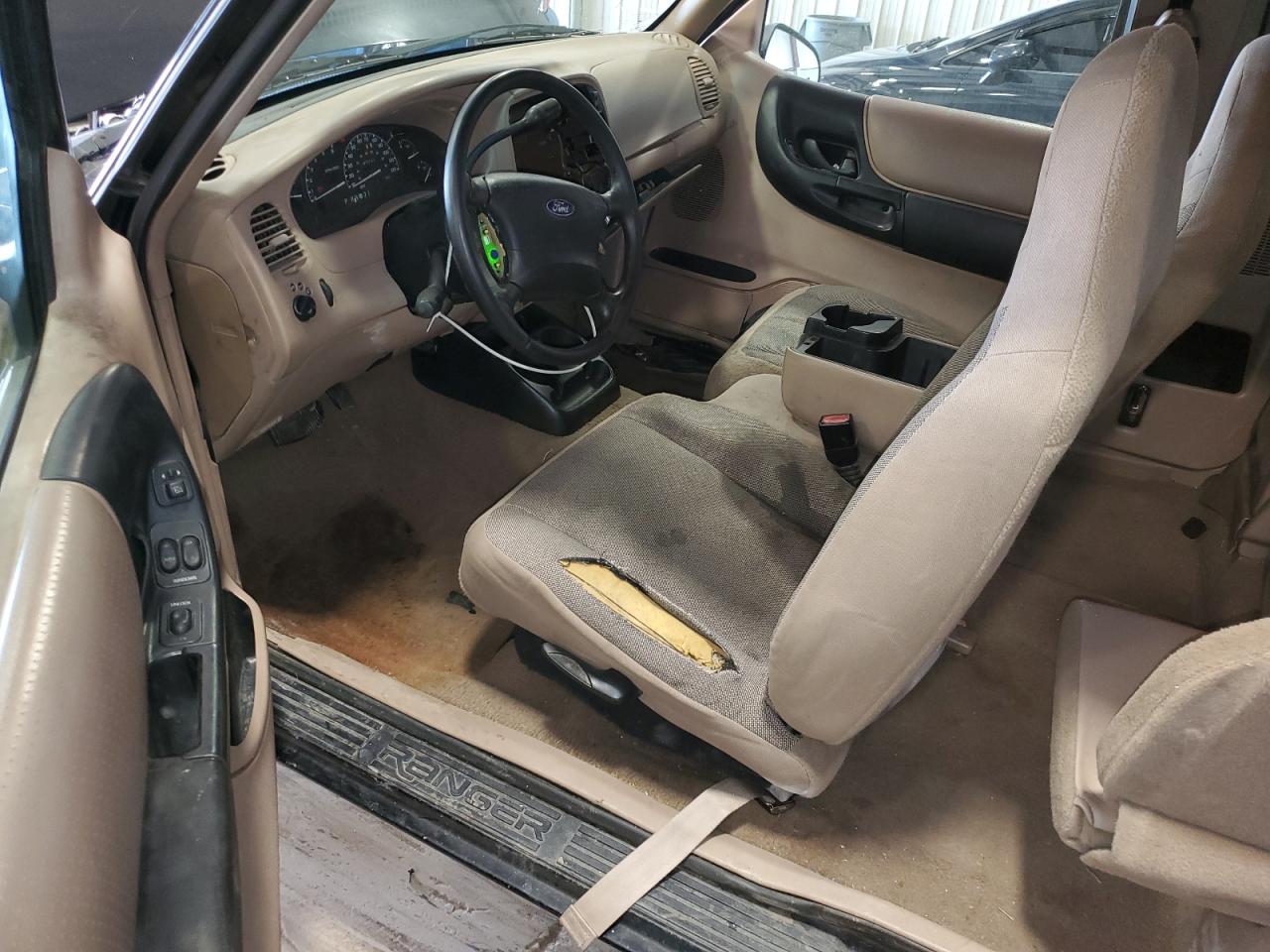 2002 Ford Ranger Super Cab Black vin: 1FTYR44U52TA05385