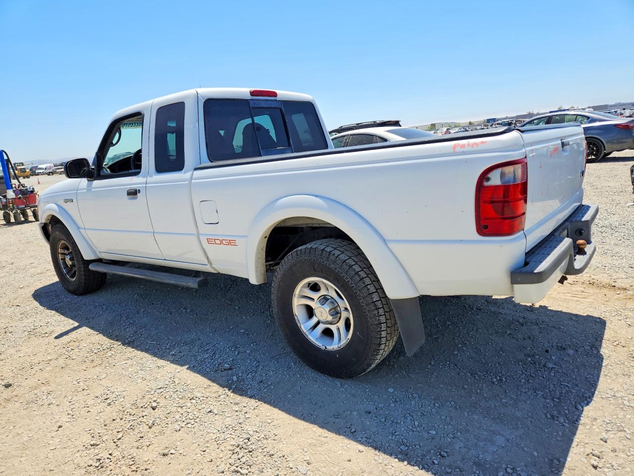 2003 Ford Ranger Super Cab White vin: 1FTYR44U53PB87180