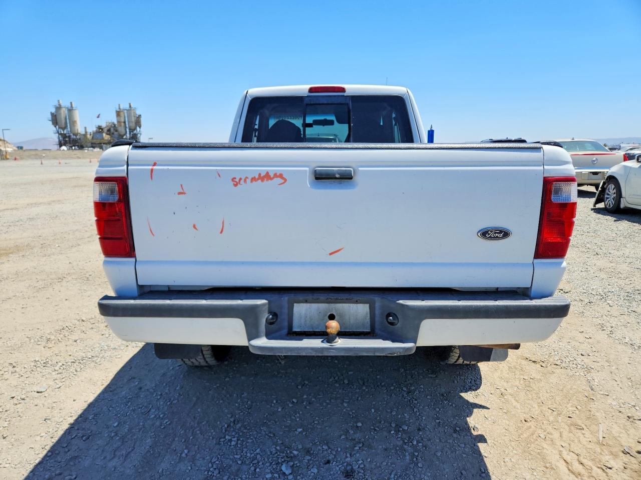 2003 Ford Ranger Super Cab White vin: 1FTYR44U53PB87180