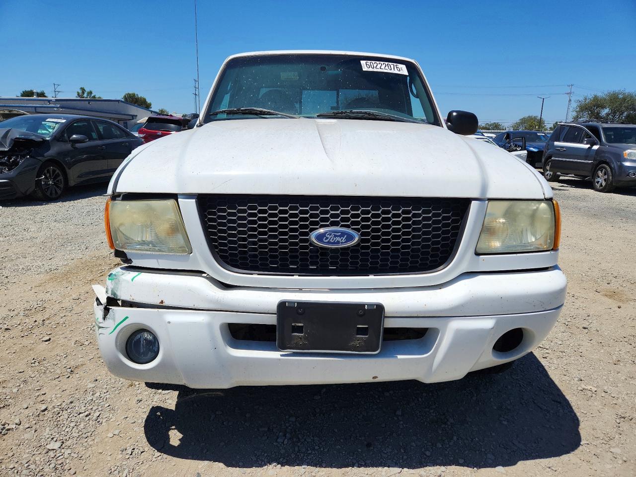 2003 Ford Ranger Super Cab White vin: 1FTYR44U53PB87180