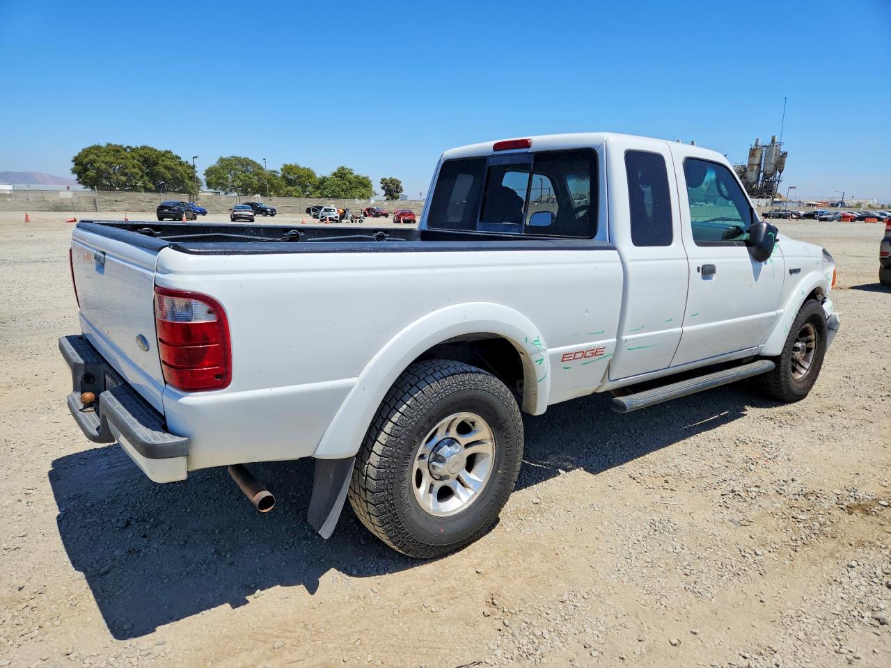 2003 Ford Ranger Super Cab White vin: 1FTYR44U53PB87180