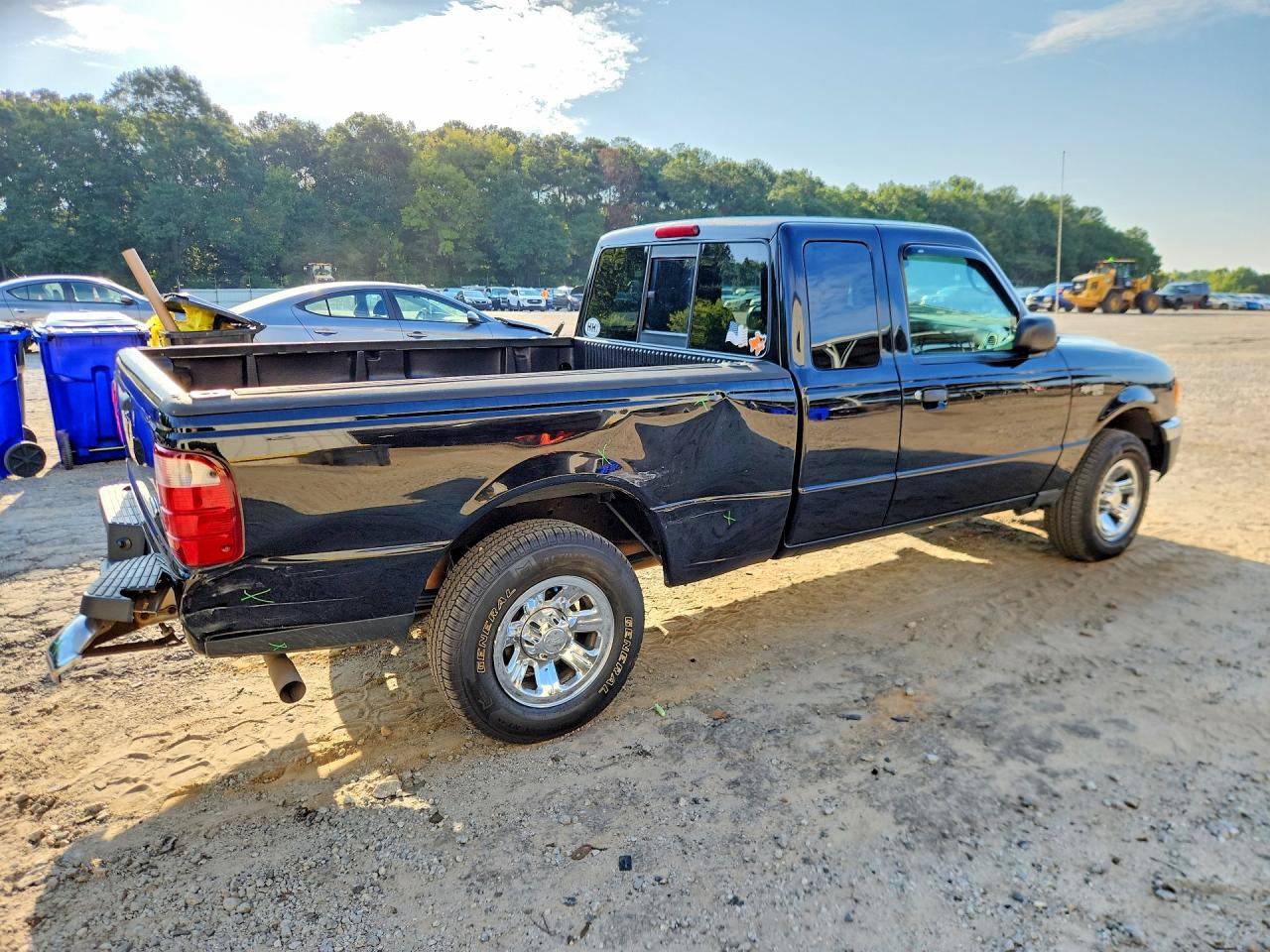 2004 Ford Ranger Super Cab Black vin: 1FTYR44U54PA95911