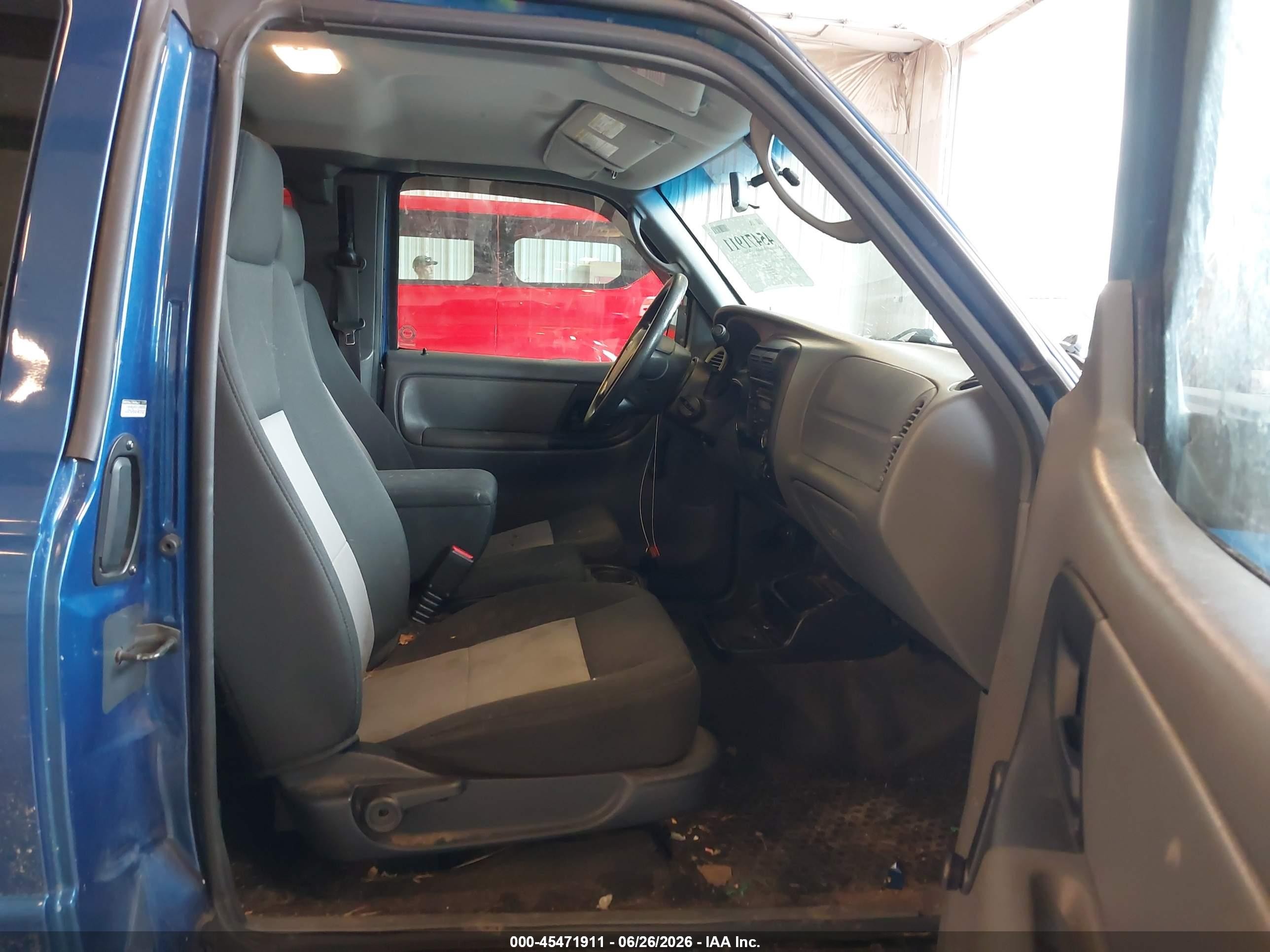 2007 Ford Ranger Sport/stx/xlt Blue vin: 1FTYR44U57PA74352