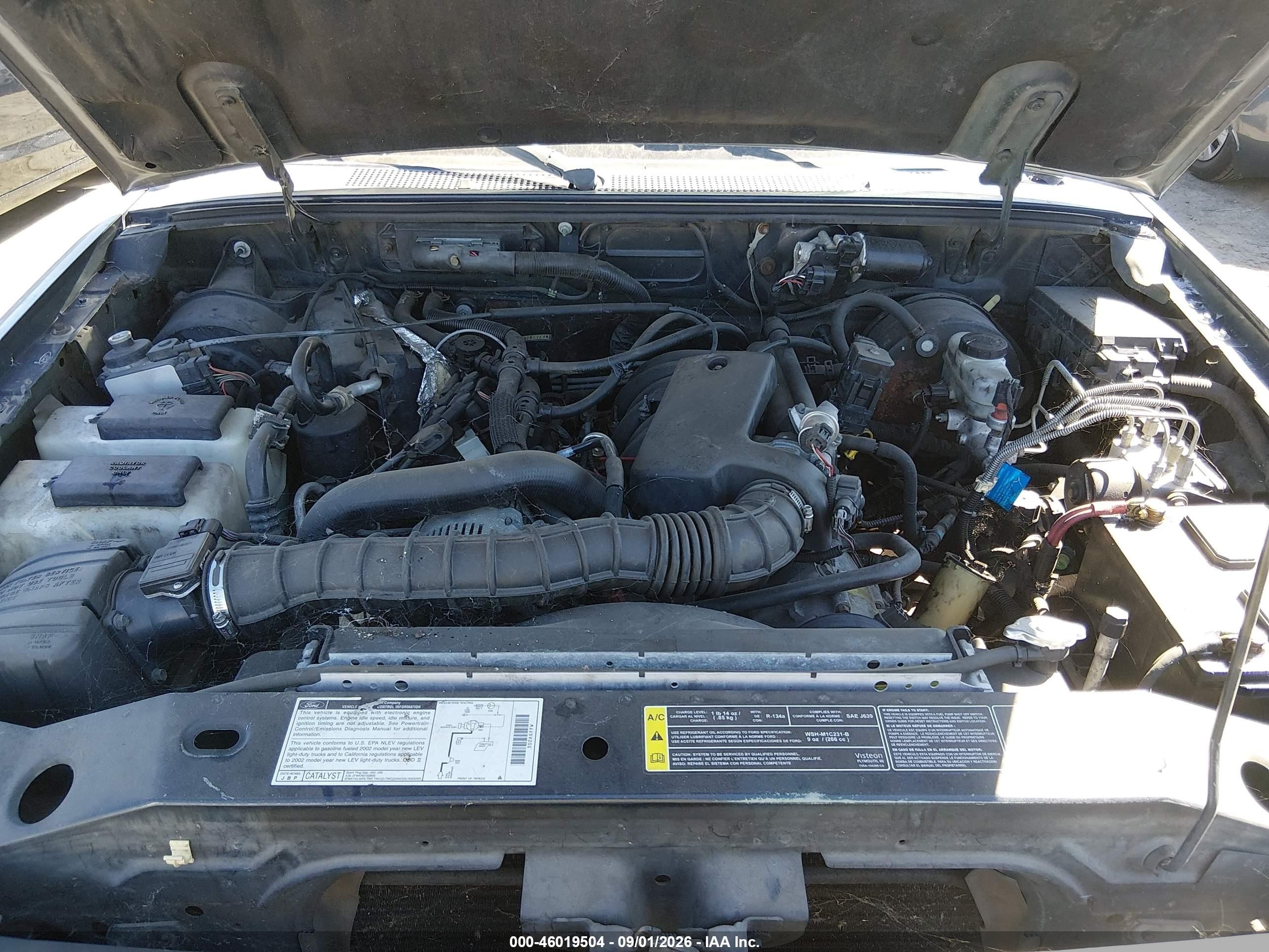 2002 Ford Ranger Edge/tremor/xlt Синий vin: 1FTYR44U62PA04917