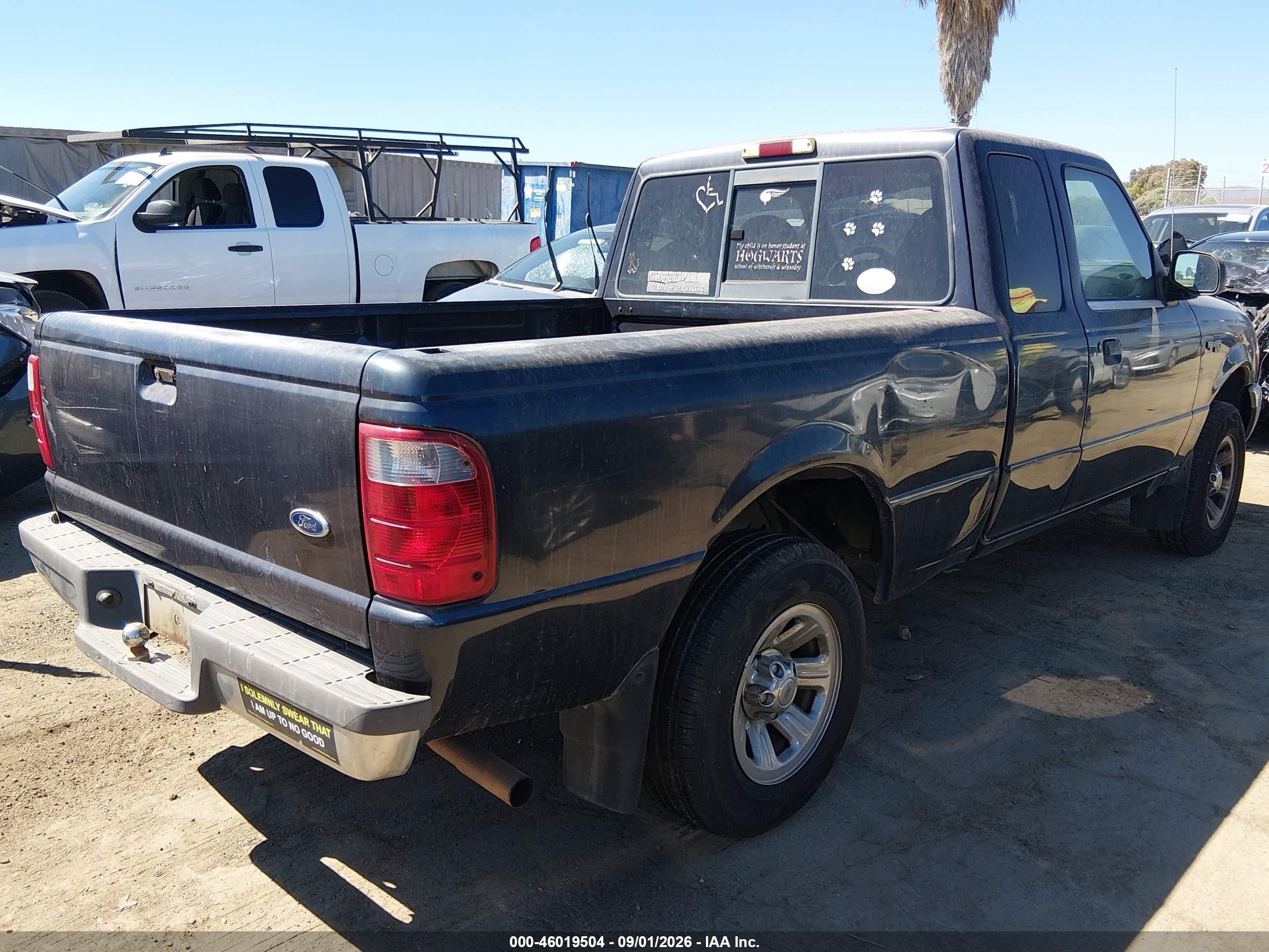 2002 Ford Ranger Edge/tremor/xlt Синий vin: 1FTYR44U62PA04917