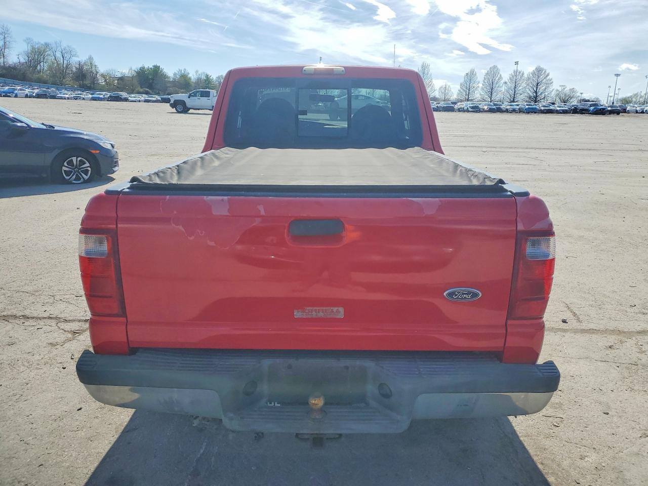 2002 Ford Ranger Super Cab Red vin: 1FTYR44U62PB13619