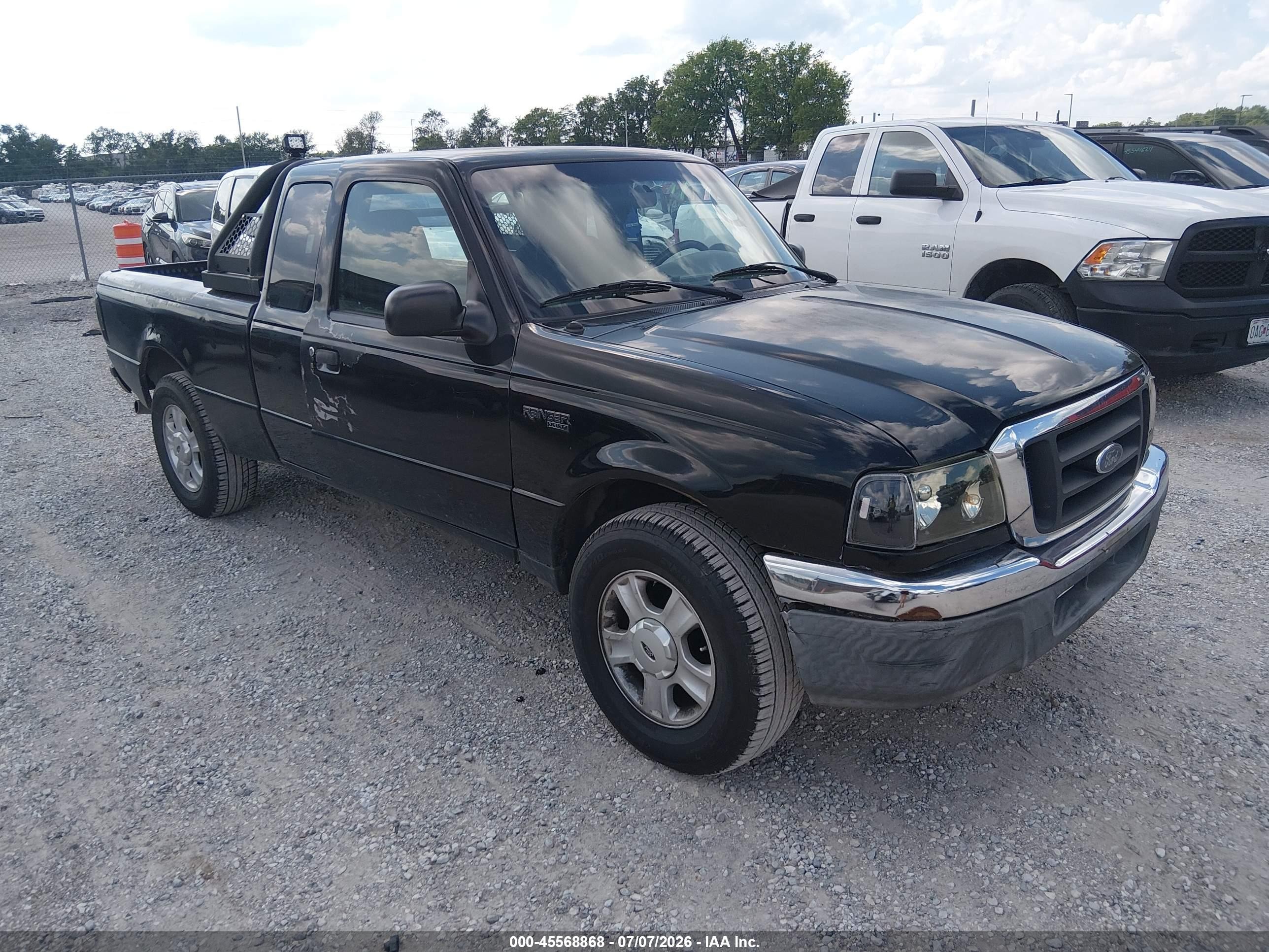 2004 Ford Ranger Edge/tremor/xlt Black vin: 1FTYR44U64PA76428
