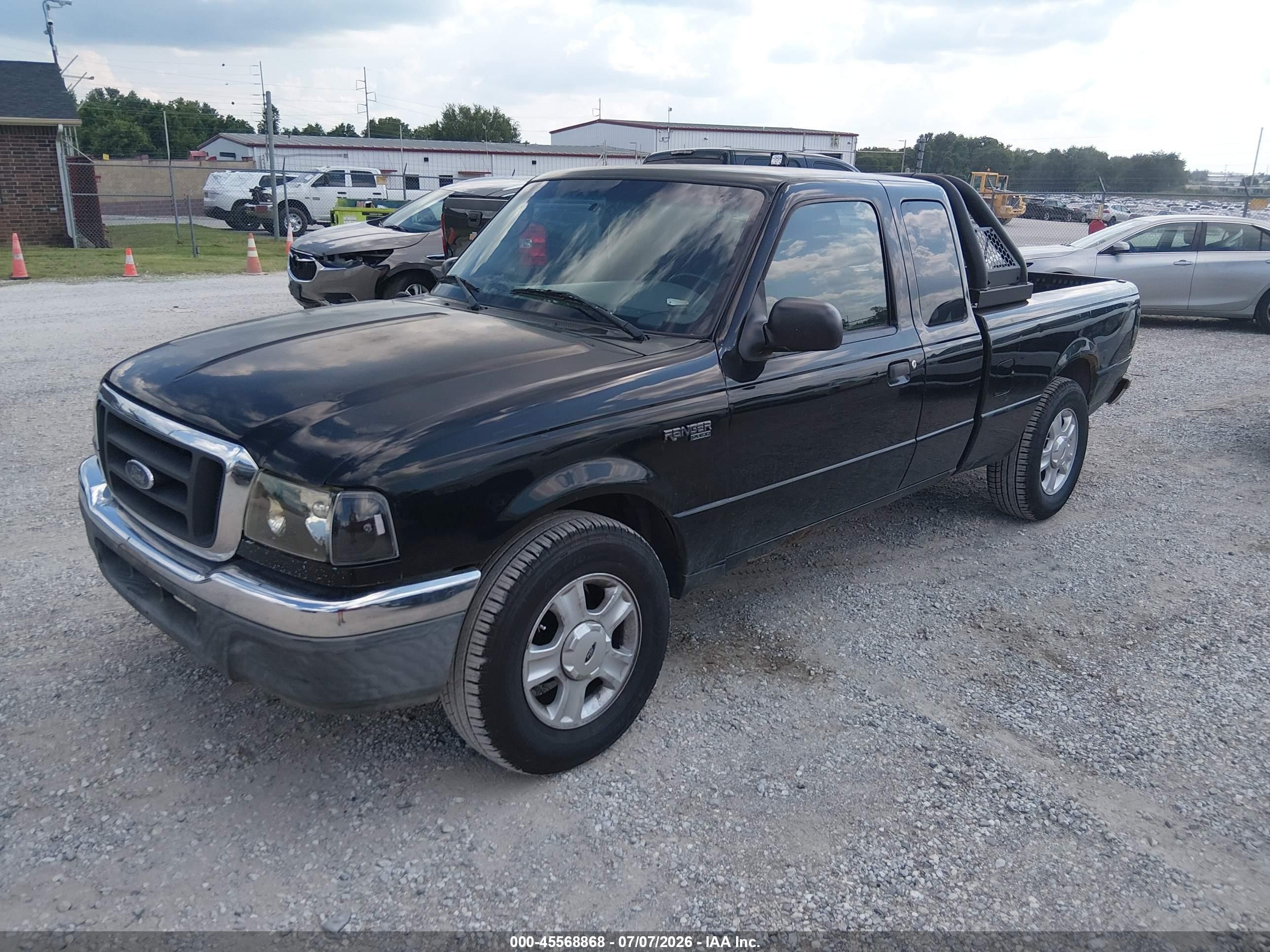 2004 Ford Ranger Edge/tremor/xlt Black vin: 1FTYR44U64PA76428