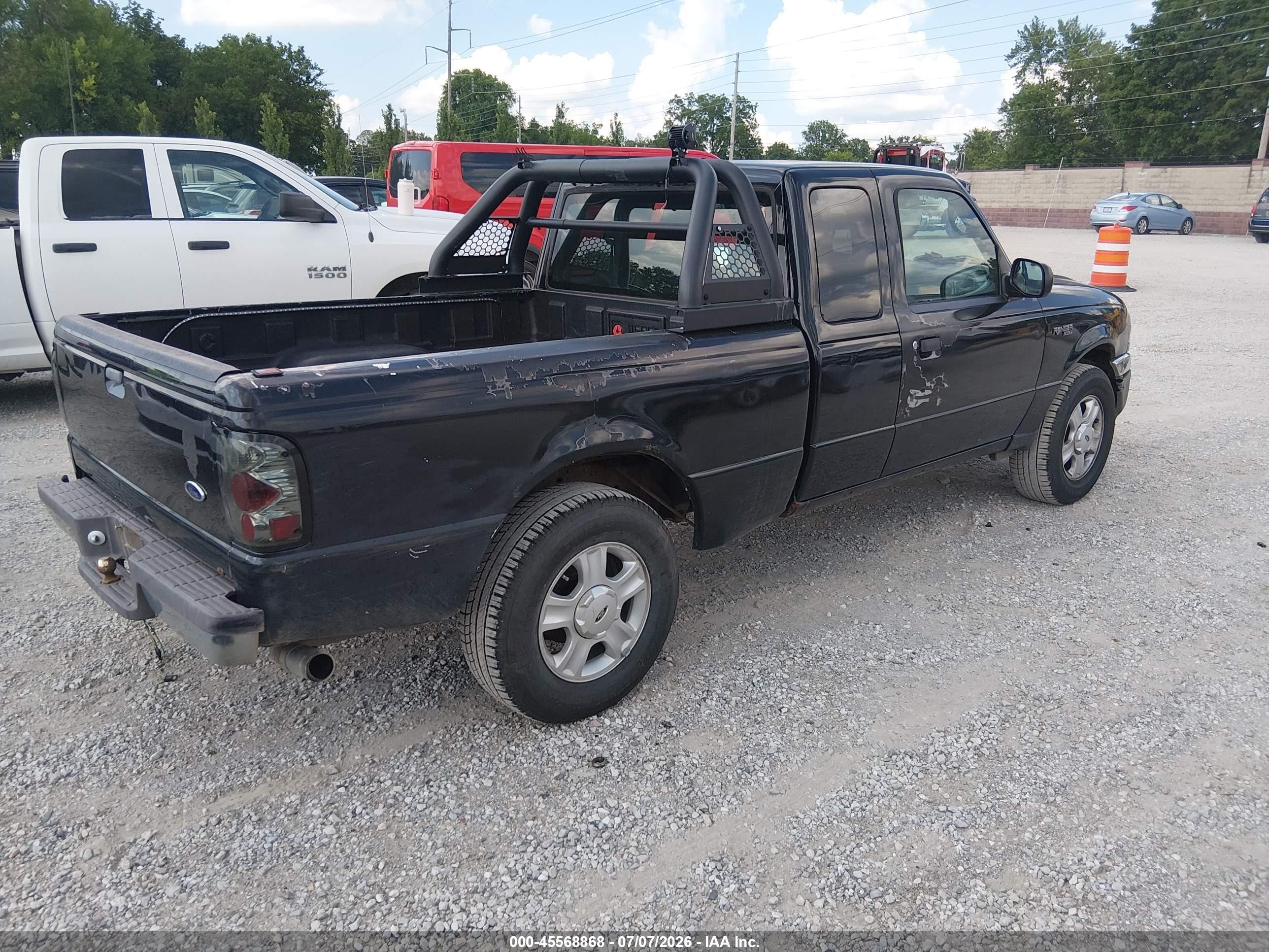 2004 Ford Ranger Edge/tremor/xlt Black vin: 1FTYR44U64PA76428