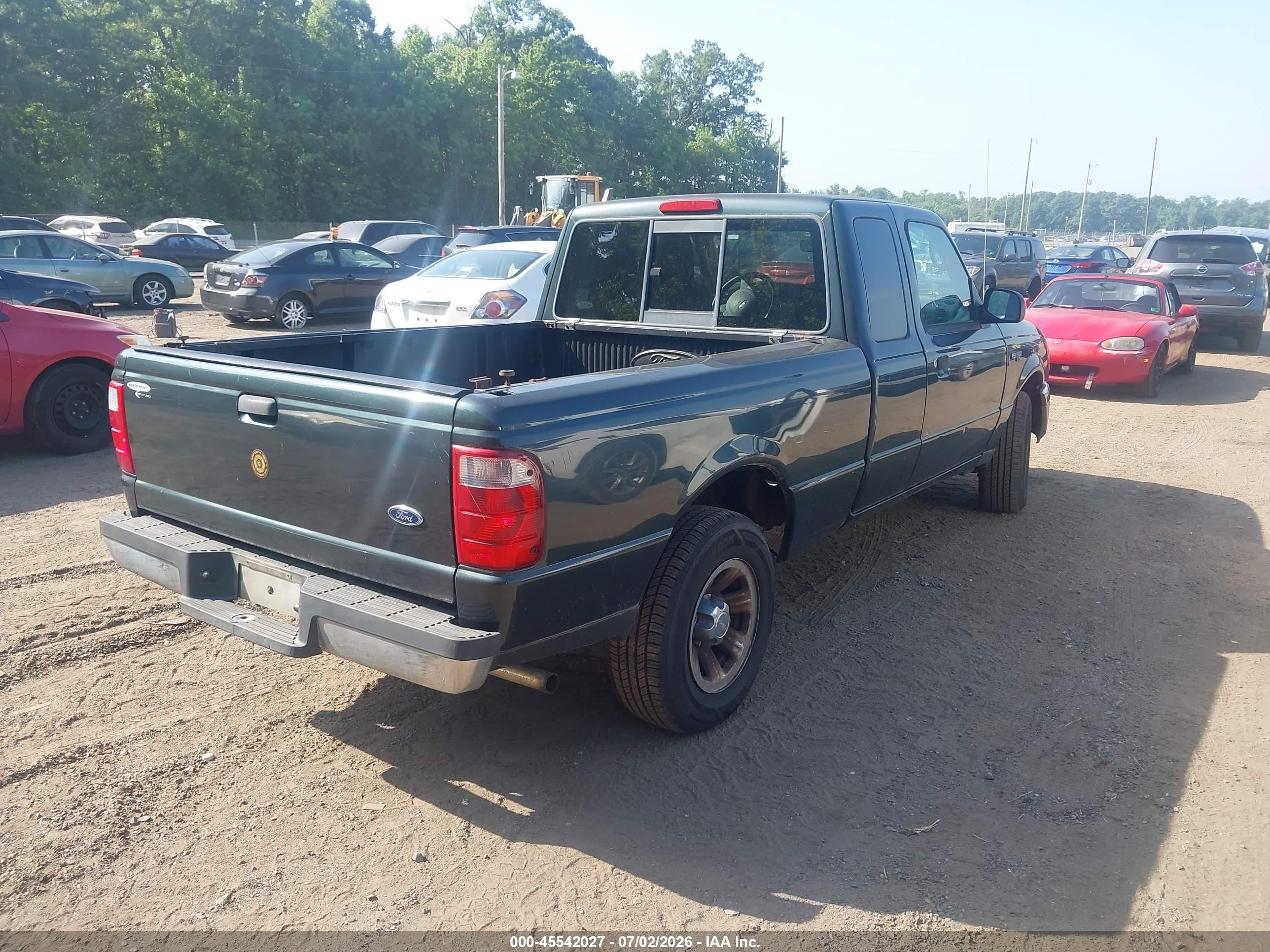 2004 Ford Ranger Edge/tremor/xlt Green vin: 1FTYR44U64PB05894