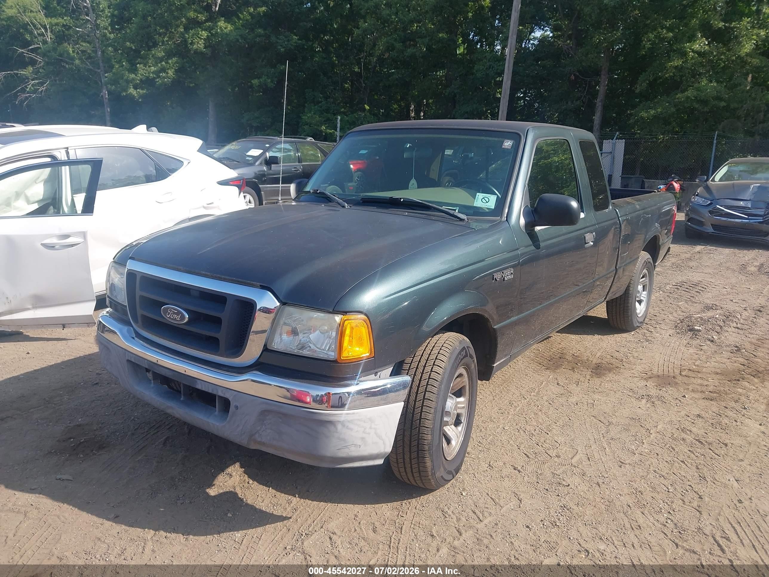 2004 Ford Ranger Edge/tremor/xlt Green vin: 1FTYR44U64PB05894